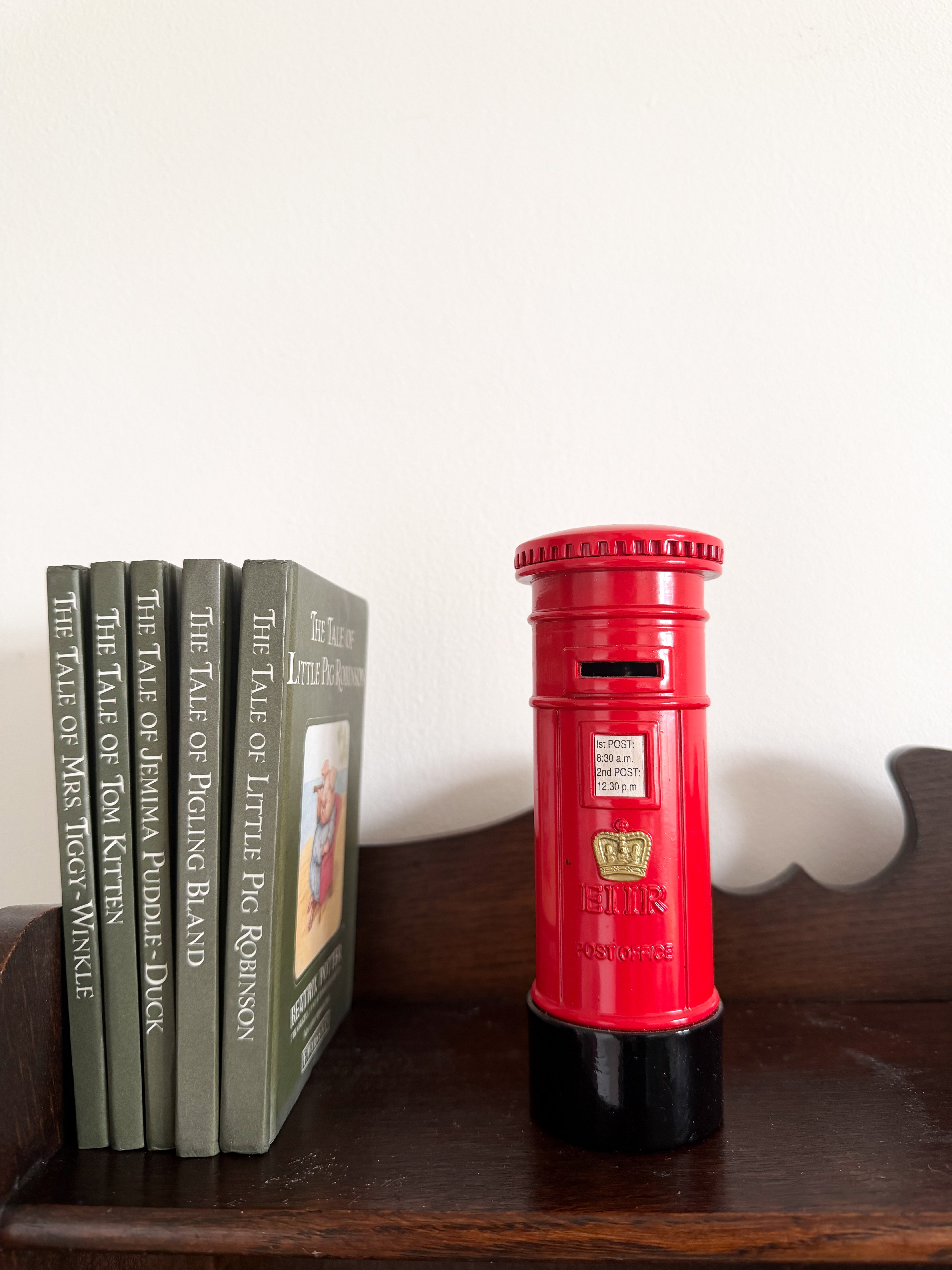 Vintage metal post box money box ‘piggy bank’