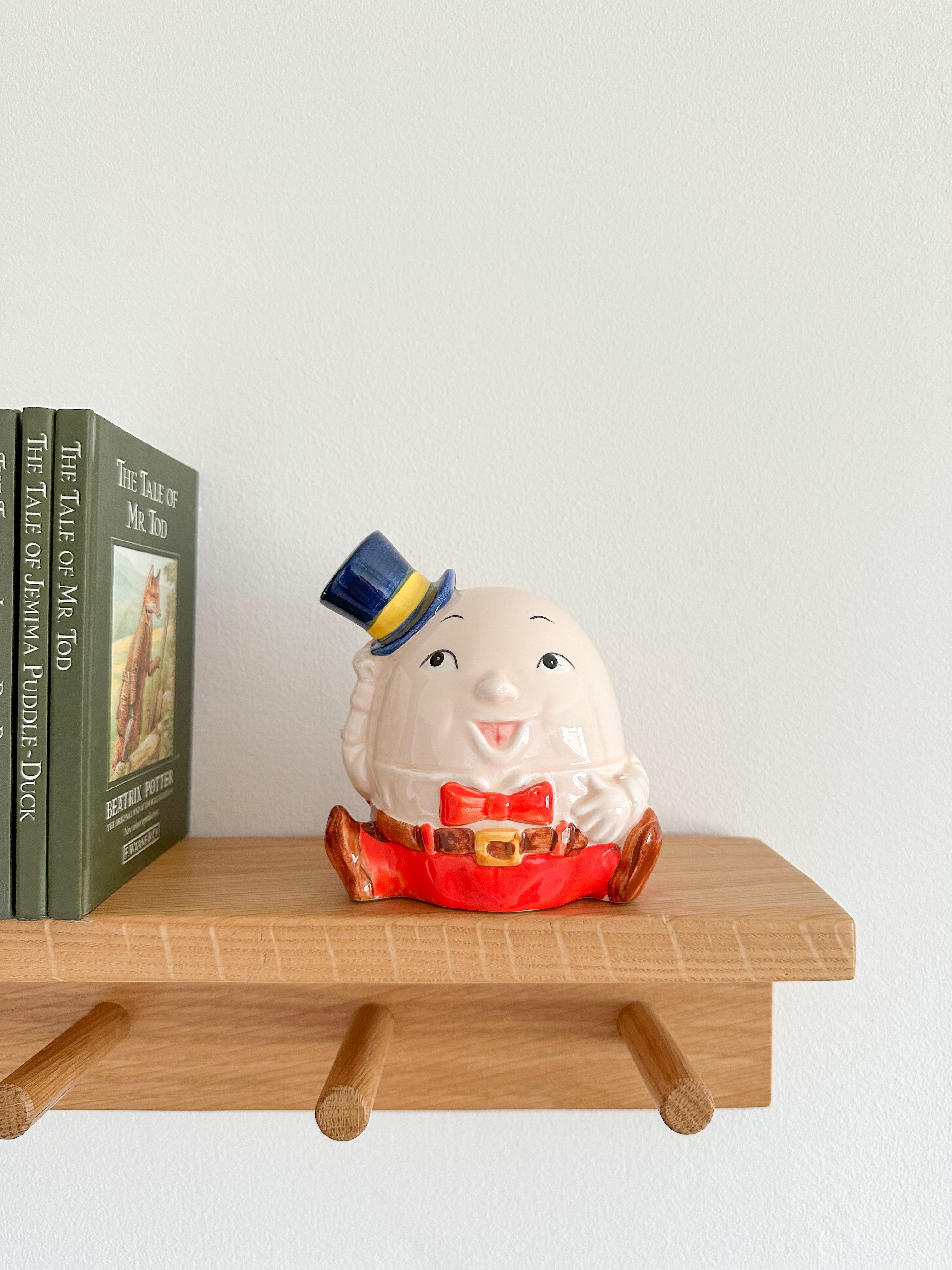 Vintage ceramic Humpty Dumpty piggy bank or money box - Moppet