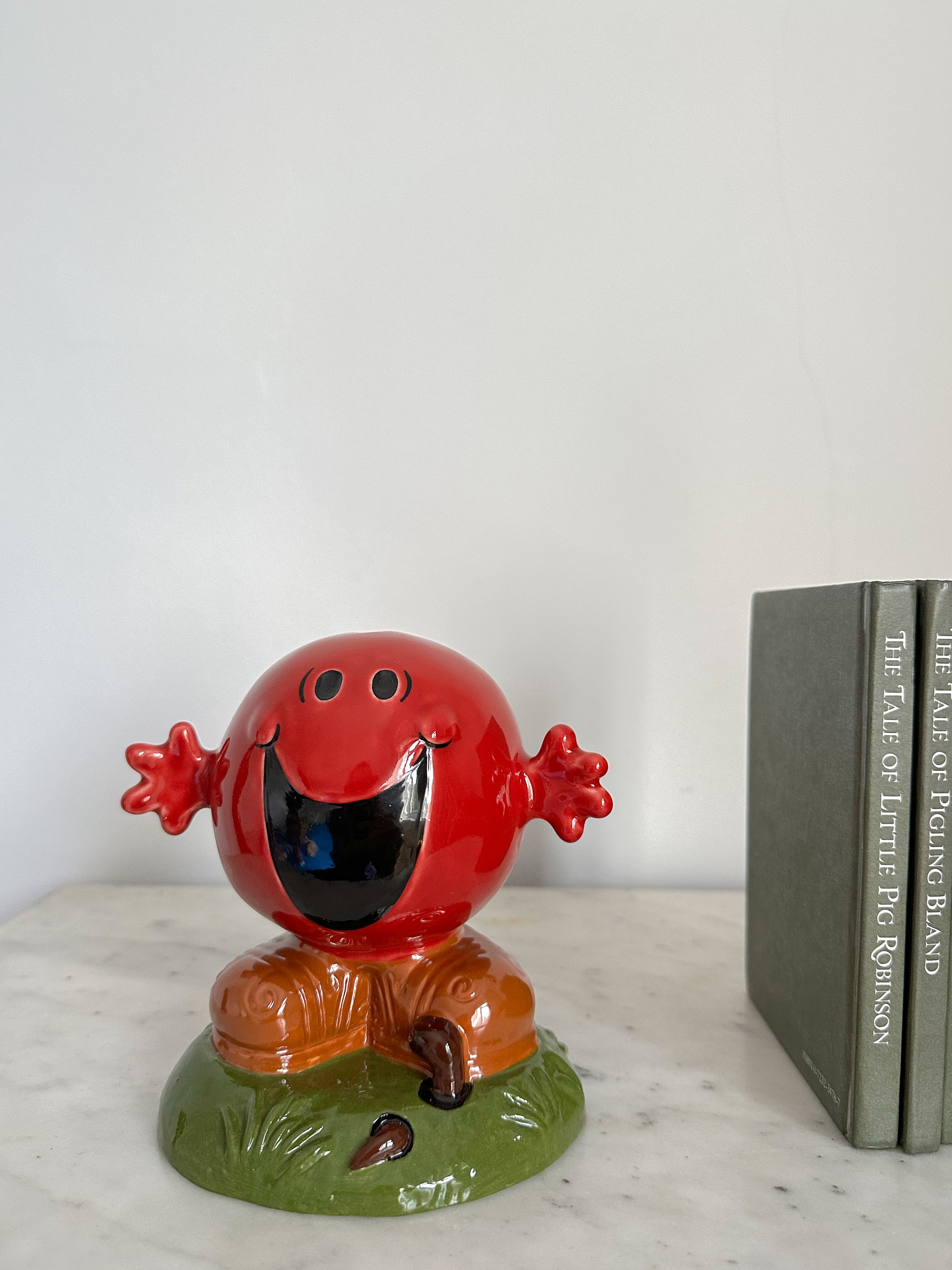 Vintage Wade ceramic collectable ‘Mr Noisy’ Mr Men piggy bank or money box - Moppet