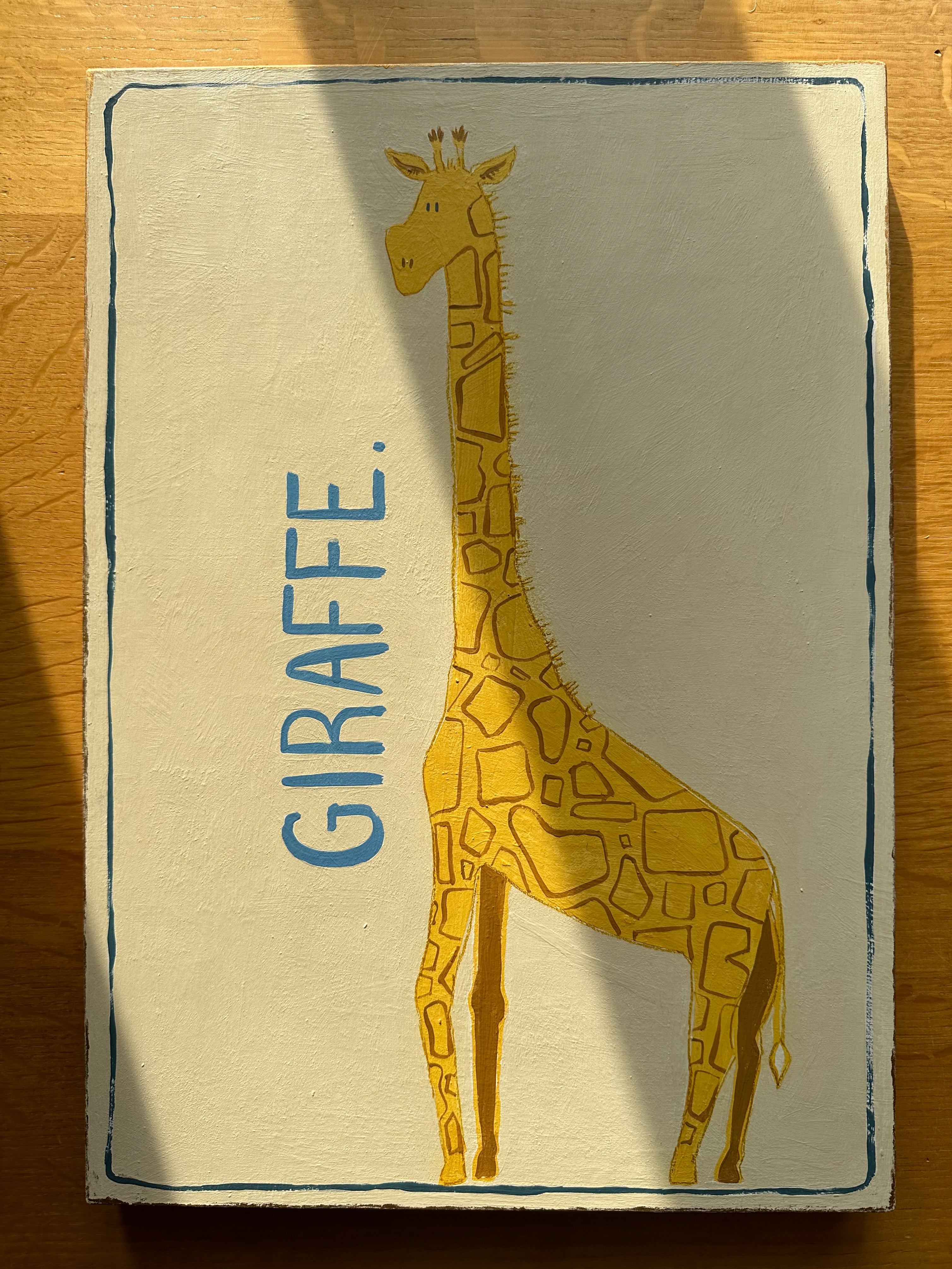 ‘Giraffe’, Gabriella Moxey X Moppet Mini Curators Collection, 2024 (as seen on TV’s ‘Portrait Artist of the Year 2024’) - Moppet