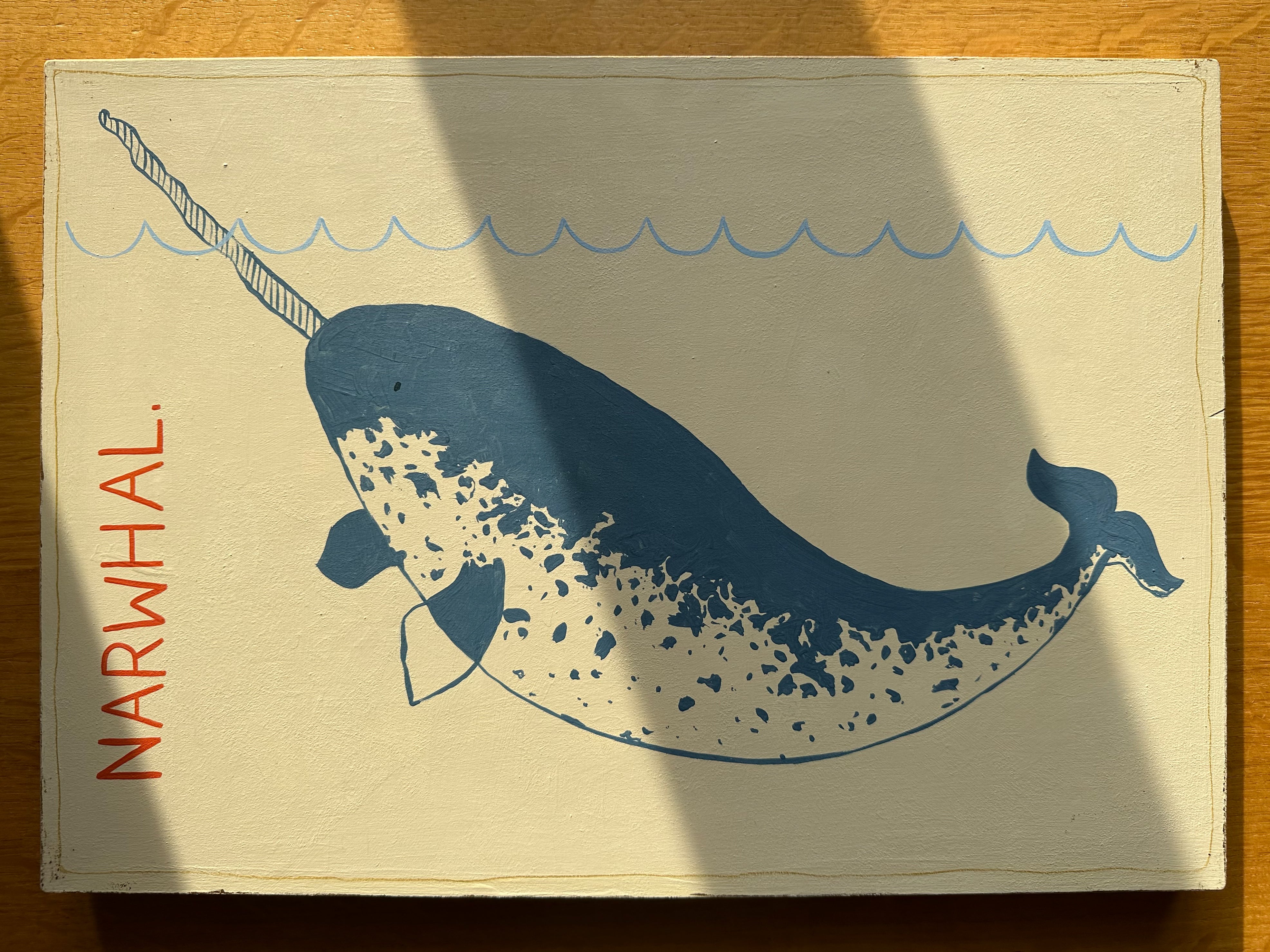 ‘Narwhal’, Gabriella Moxey X Moppet Mini Curators Collection, 2024 (as seen on TV’s ‘Portrait Artist of the Year 2024’) - Moppet