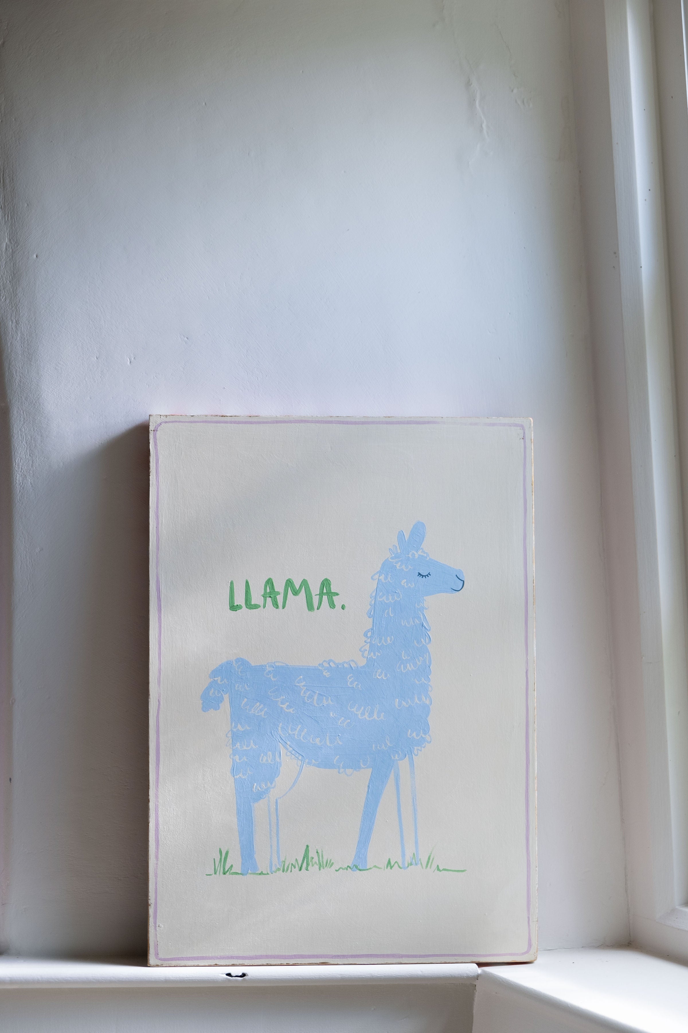 ‘Llama’, Gabriella Moxey X Moppet Mini Curators Collection, 2024 (as seen on TV’s ‘Portrait Artist of the Year 2024’) - Moppet