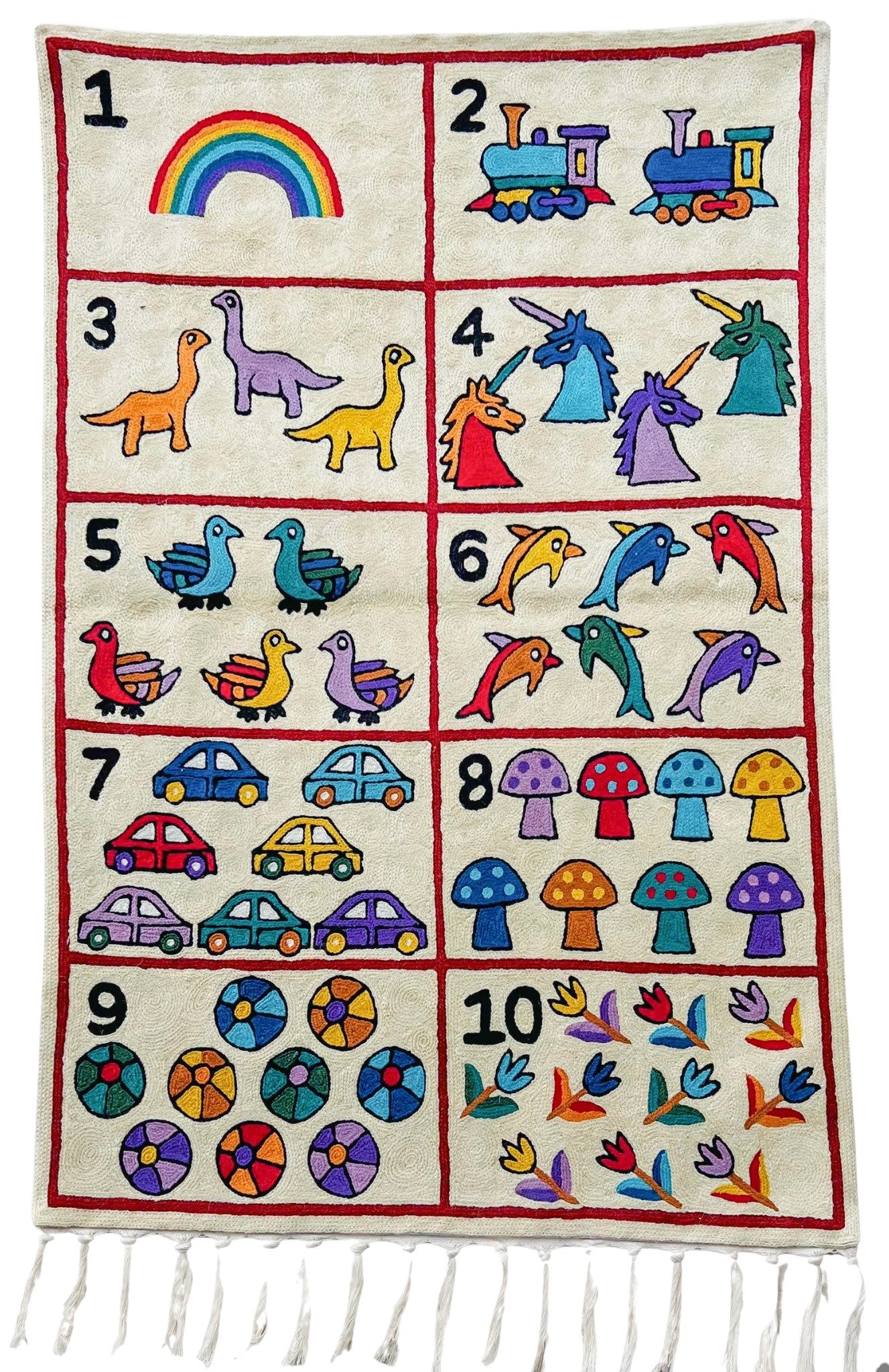 Numbers tapestry, Nishat