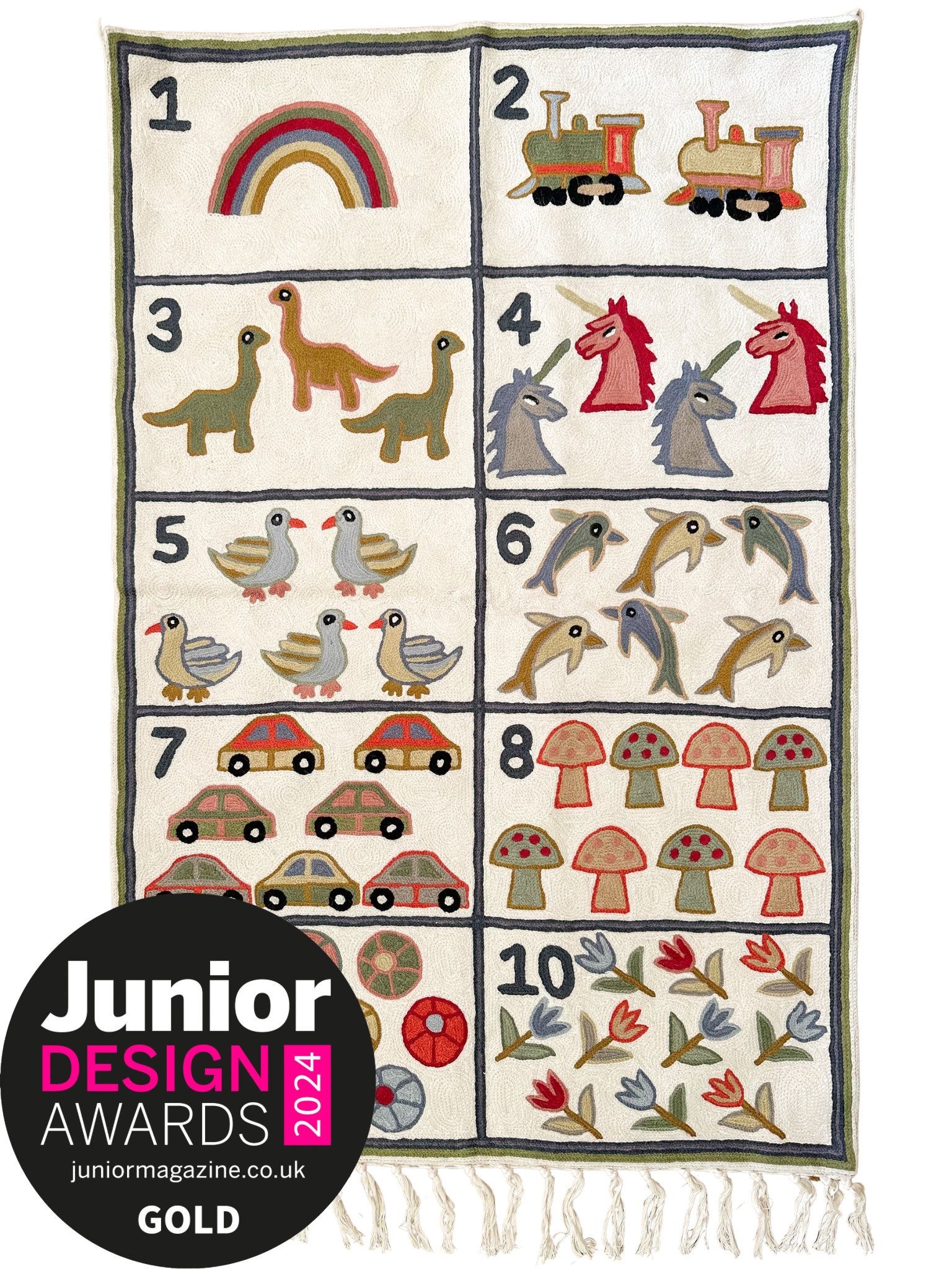 Numbers tapestry, Sumbal