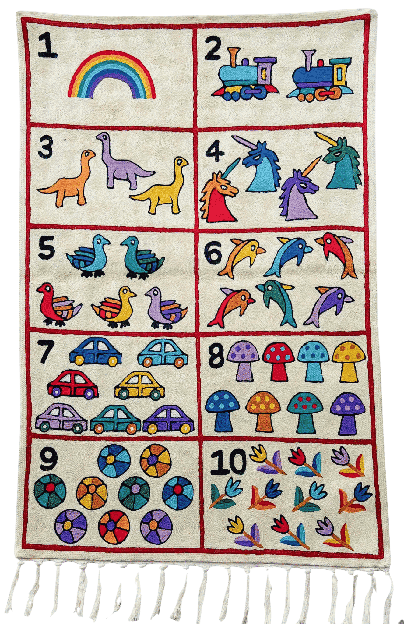 Numbers tapestry, Nishat