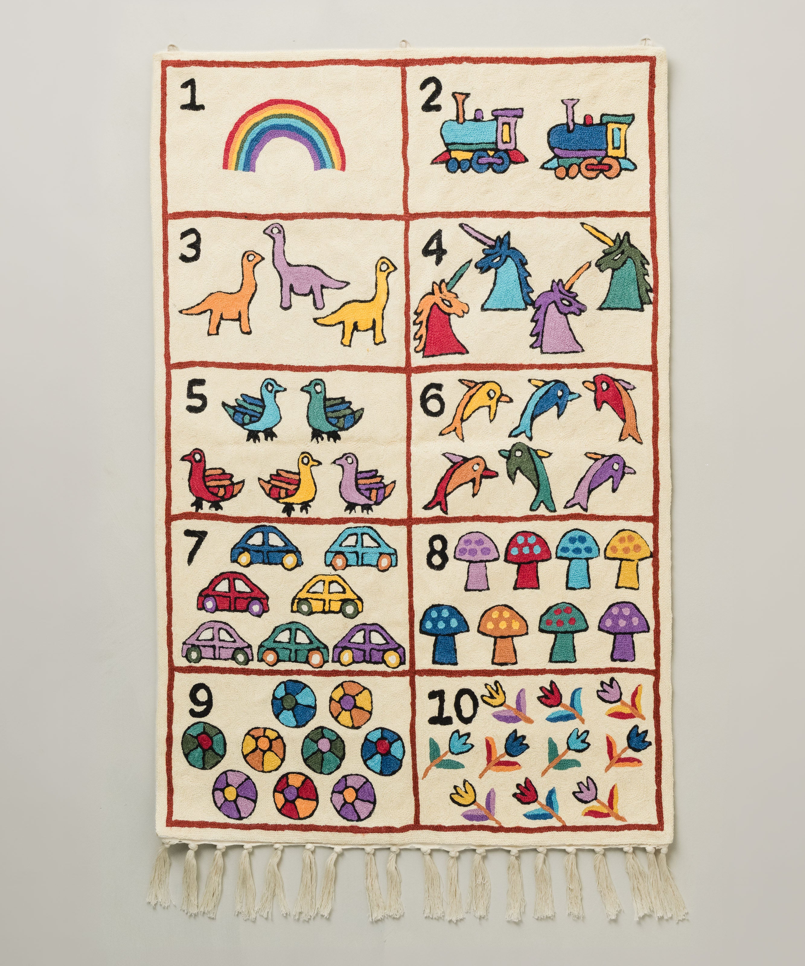 Numbers tapestry, Nishat