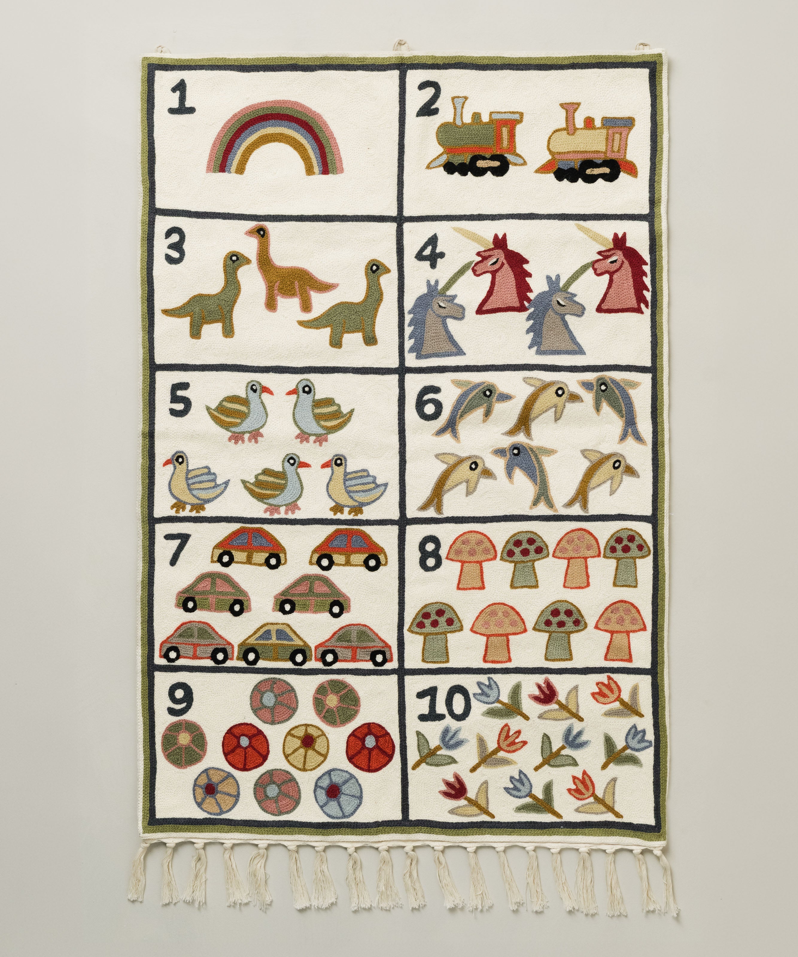 Numbers tapestry, Sumbal