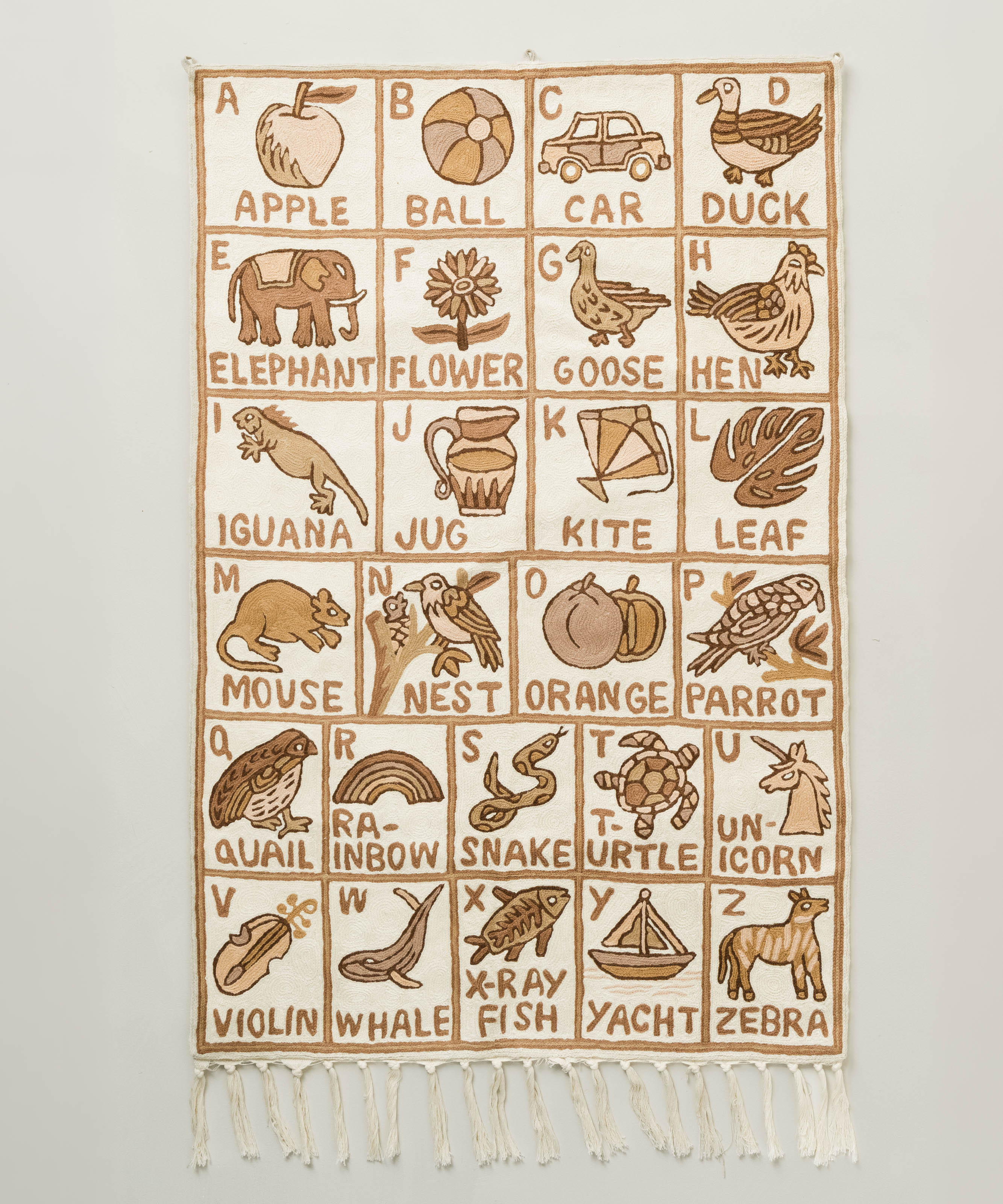 Alphabet tapestry, Lolab
