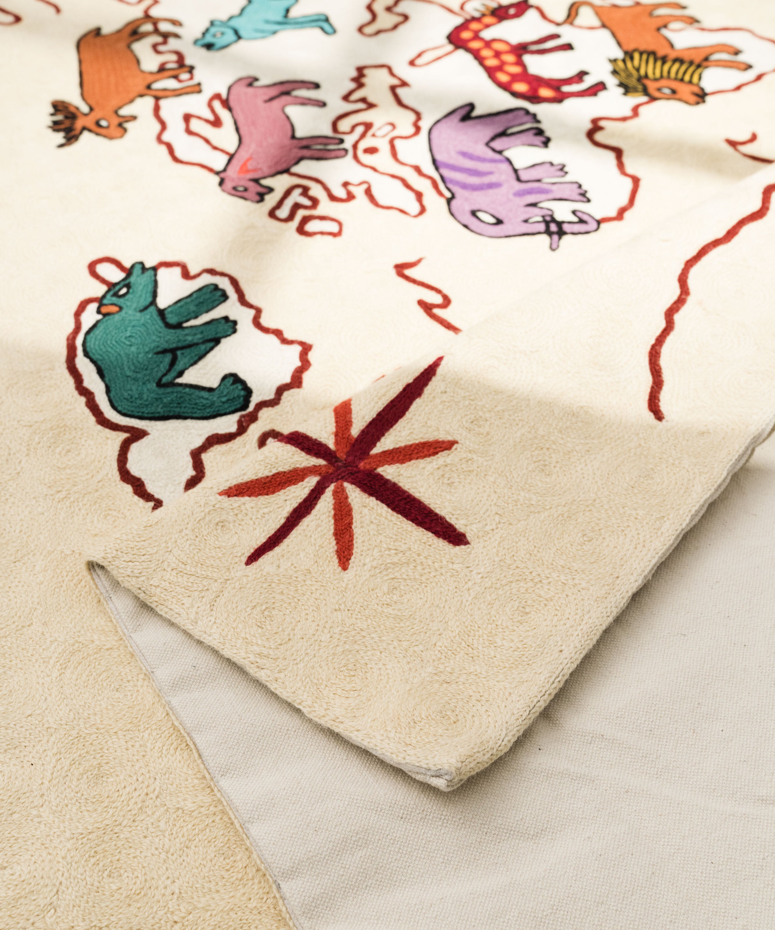 World Map tapestry, Nishat