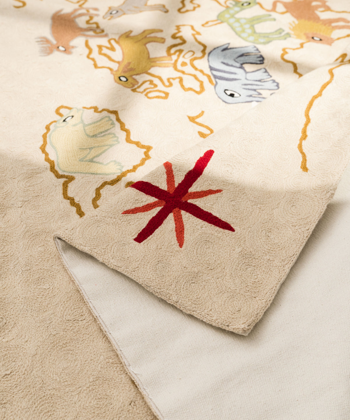 World Map tapestry, Suru