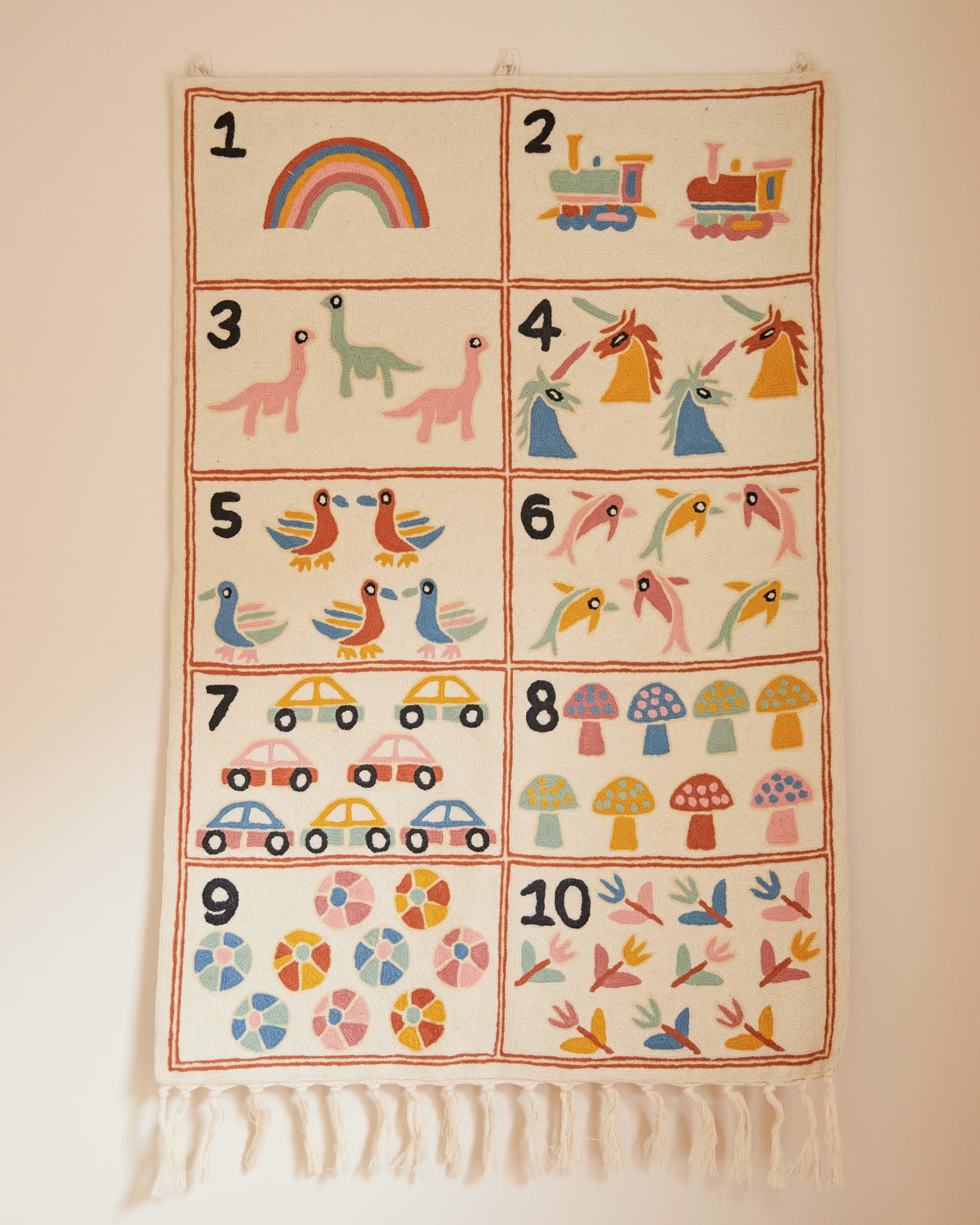 Numbers tapestry, Aru