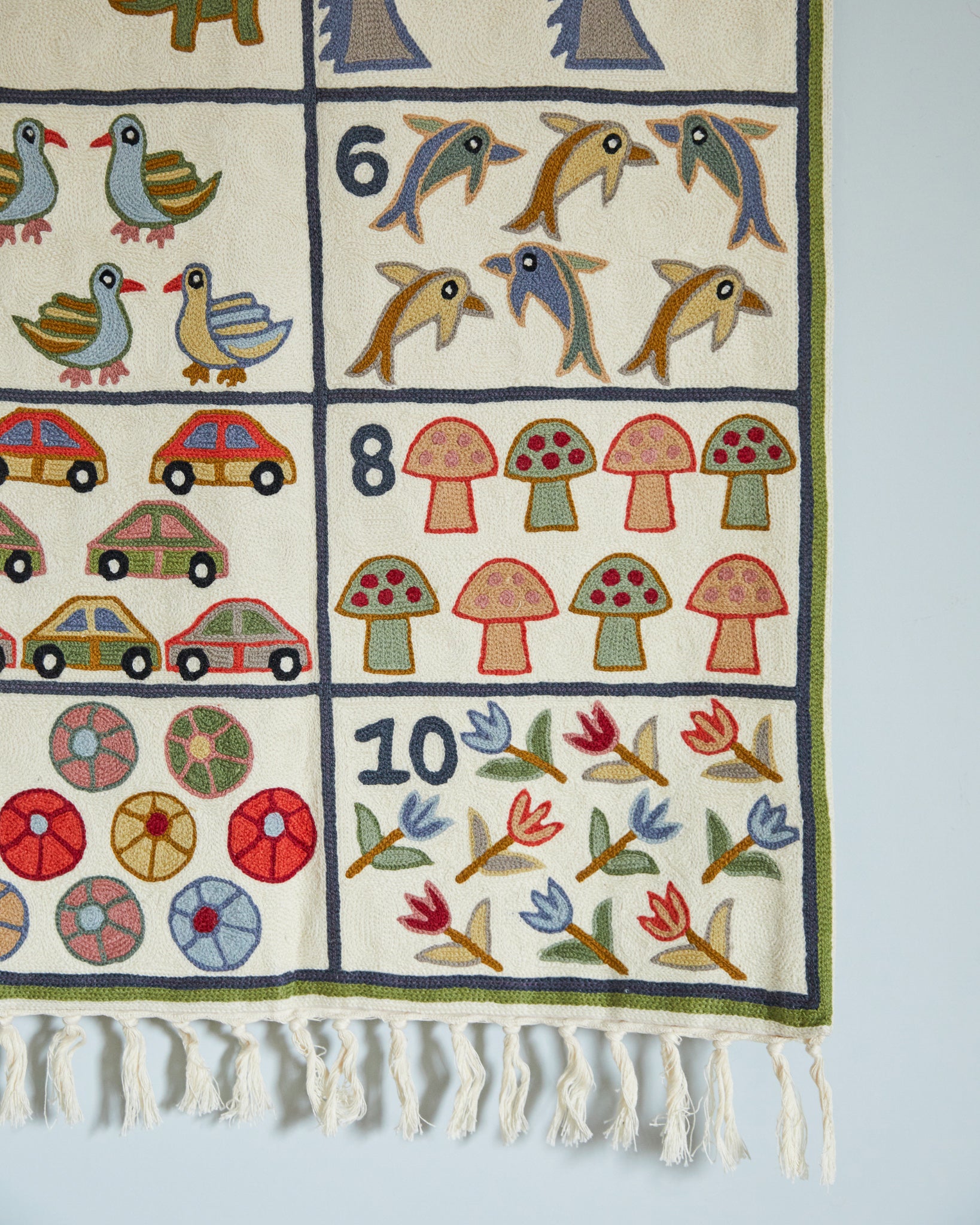 Numbers tapestry, Sumbal
