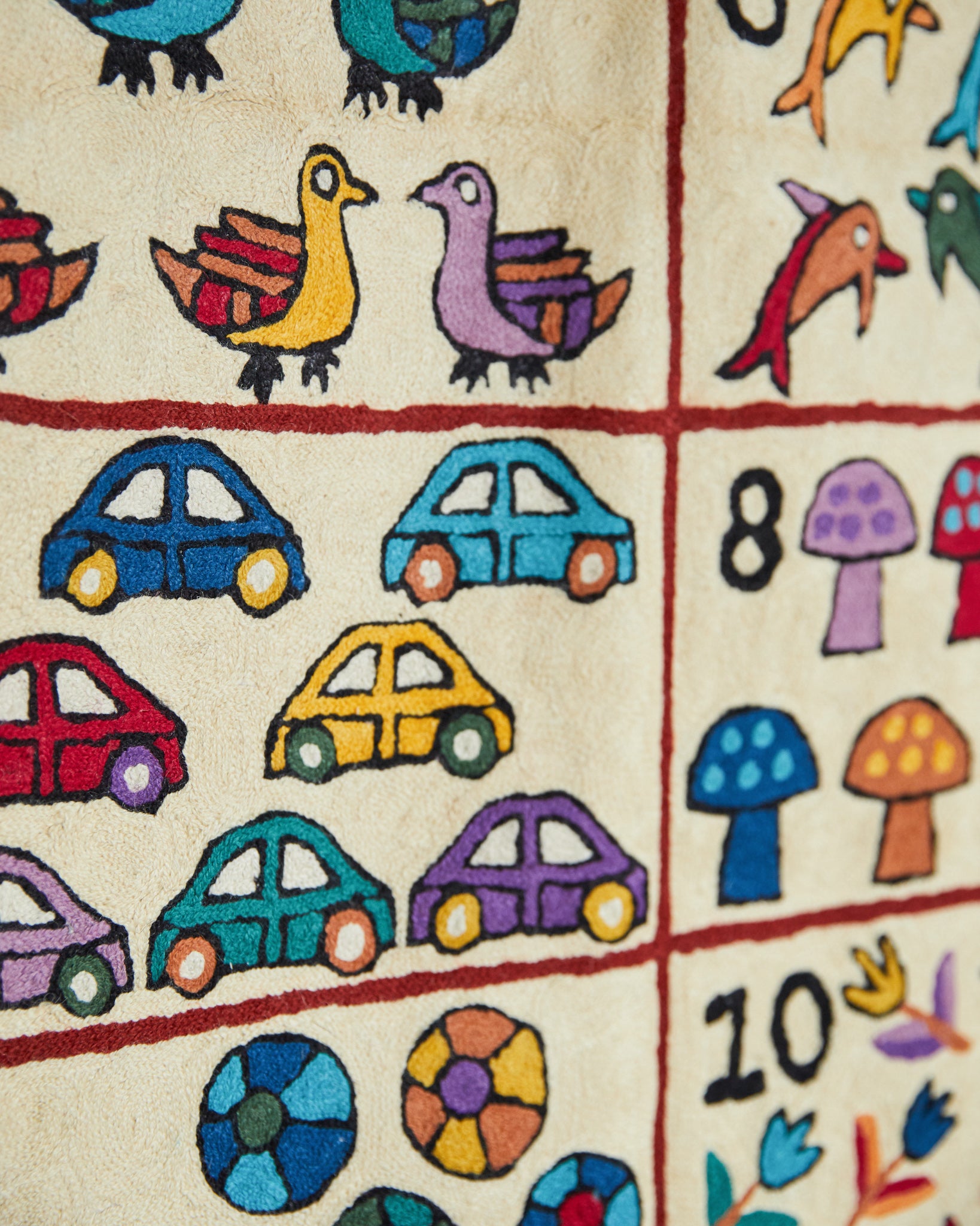 Numbers tapestry, Nishat