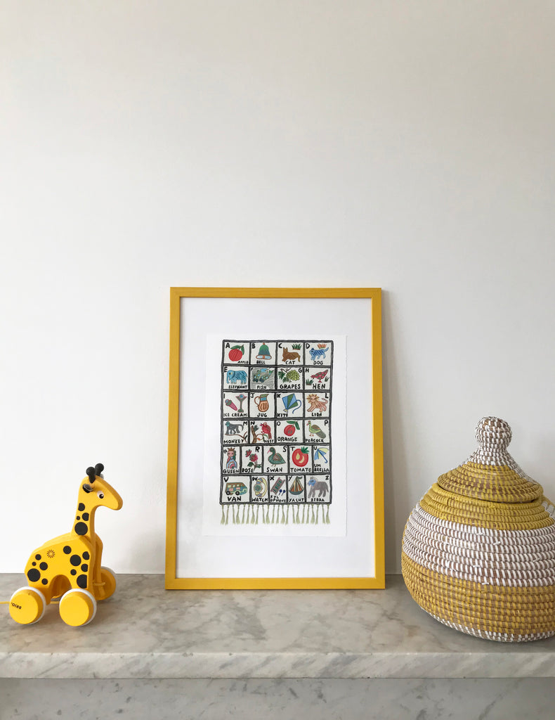 Illustrated Tapestry signed limited edition print  |  LOVE FROM LEXI artist collaboration - Moppet