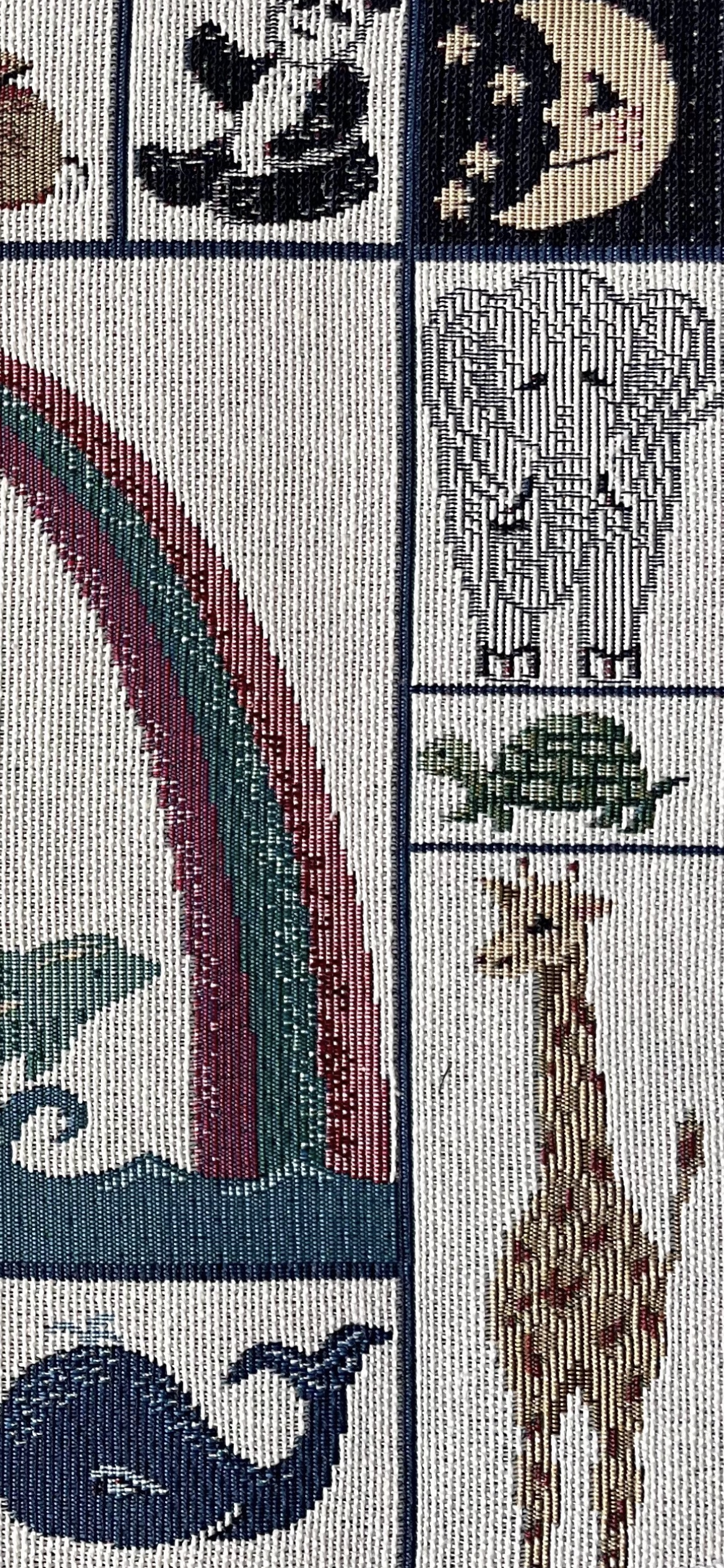 Vintage Noah’s Ark themed tapestry - Moppet