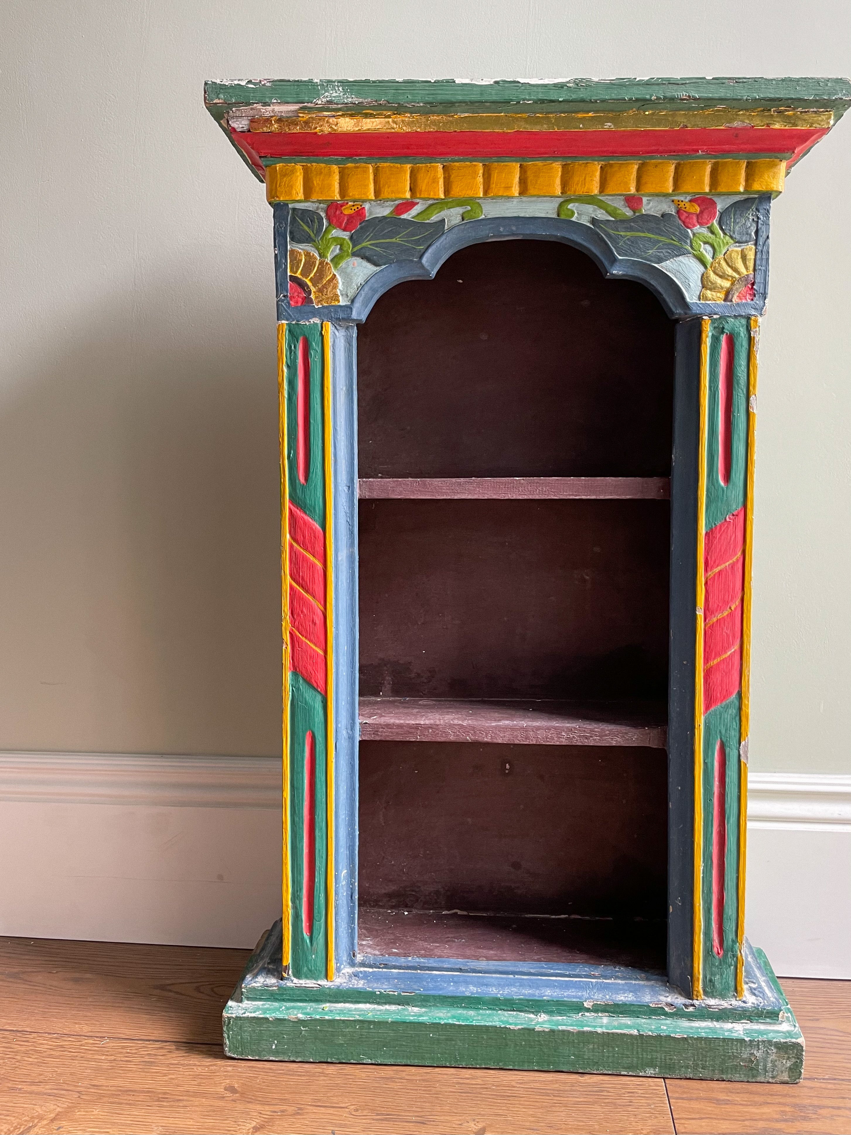 Vintage mid-century bookcase or display shelves - Moppet