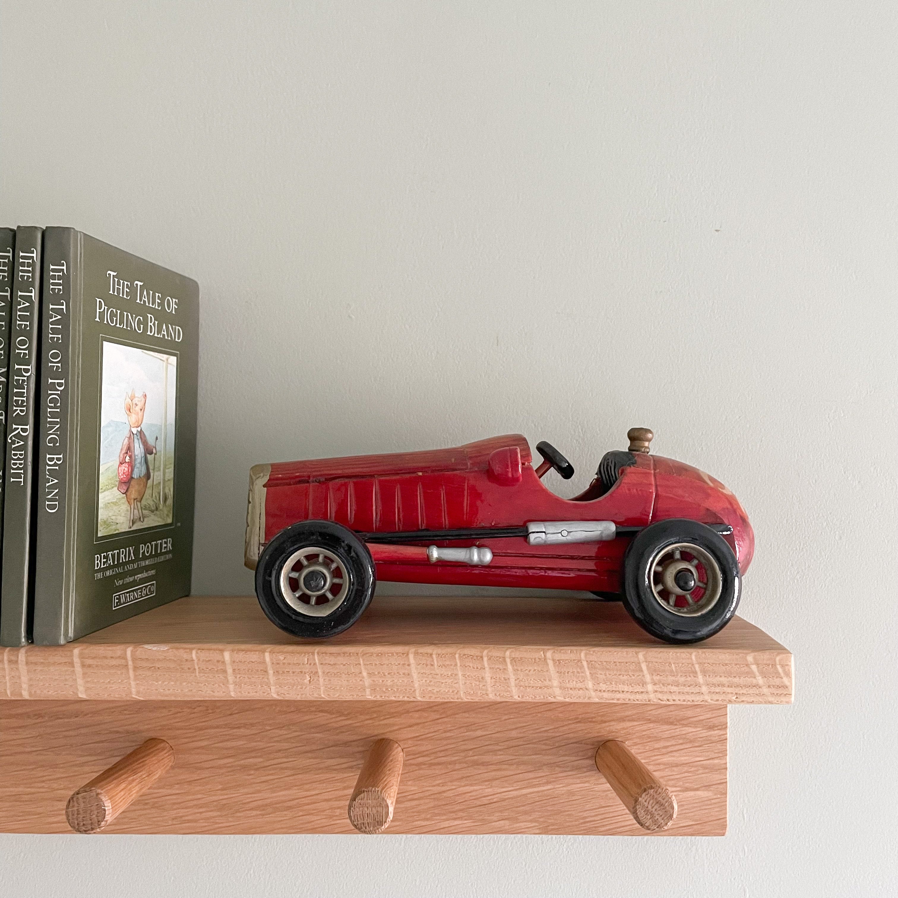 Vintage handmade wooden classic car - Moppet