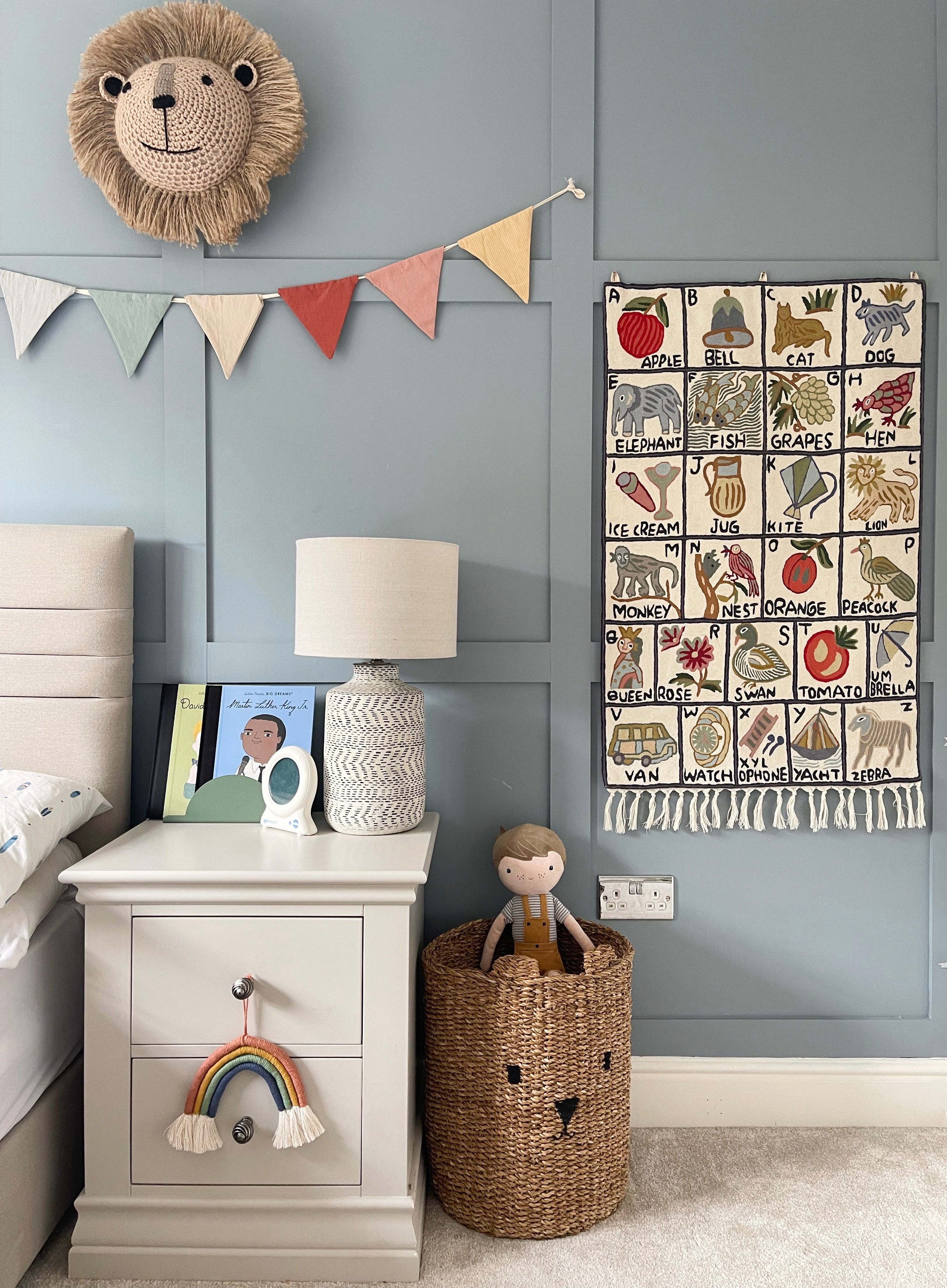 Handmade alphabet wall hanging | Sumbal BACK IN STOCK - Moppet