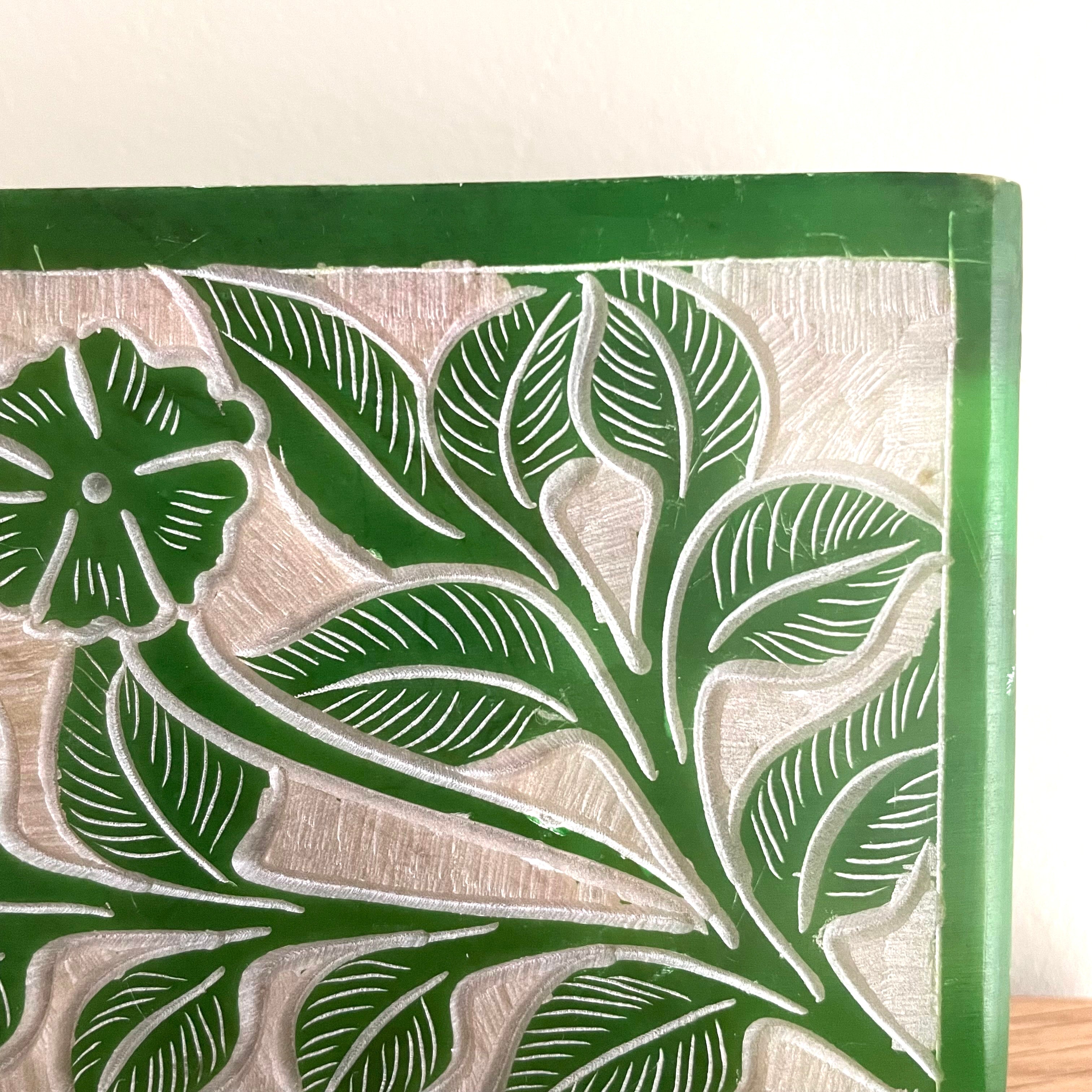 Vintage Indian hand-carved soapstone trinket box - Moppet