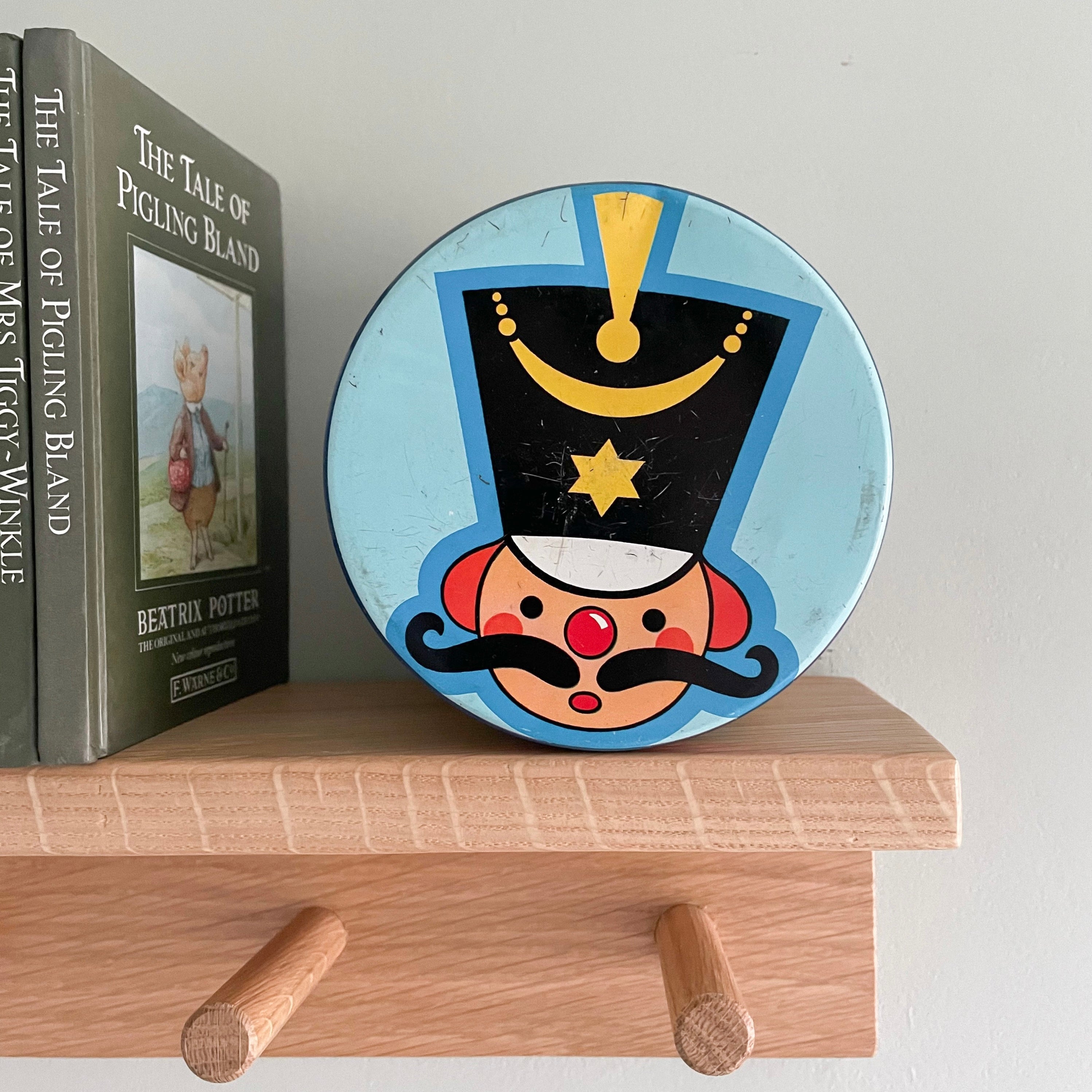 Vintage children’s tin featuring soldier - Moppet