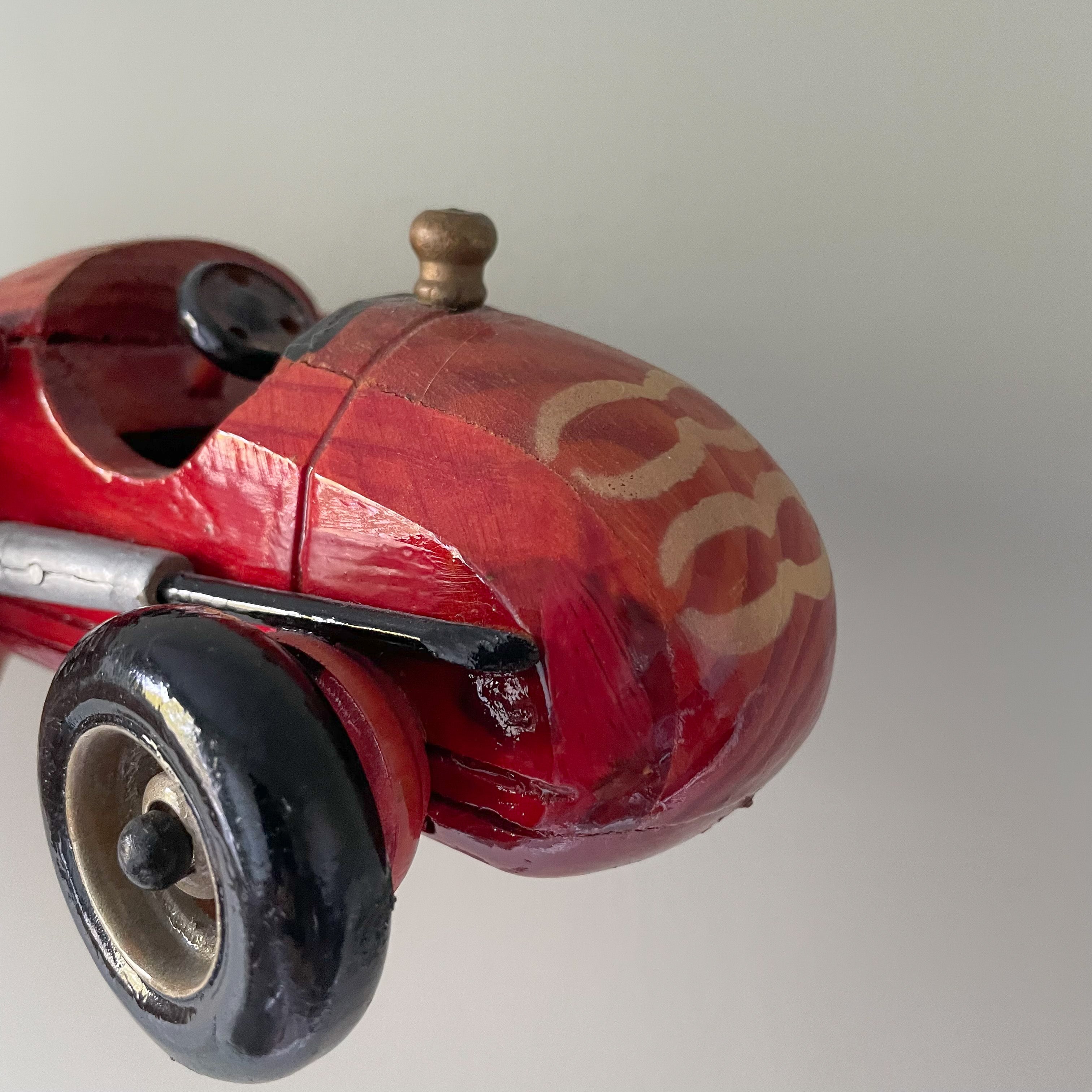 Vintage handmade wooden classic car - Moppet