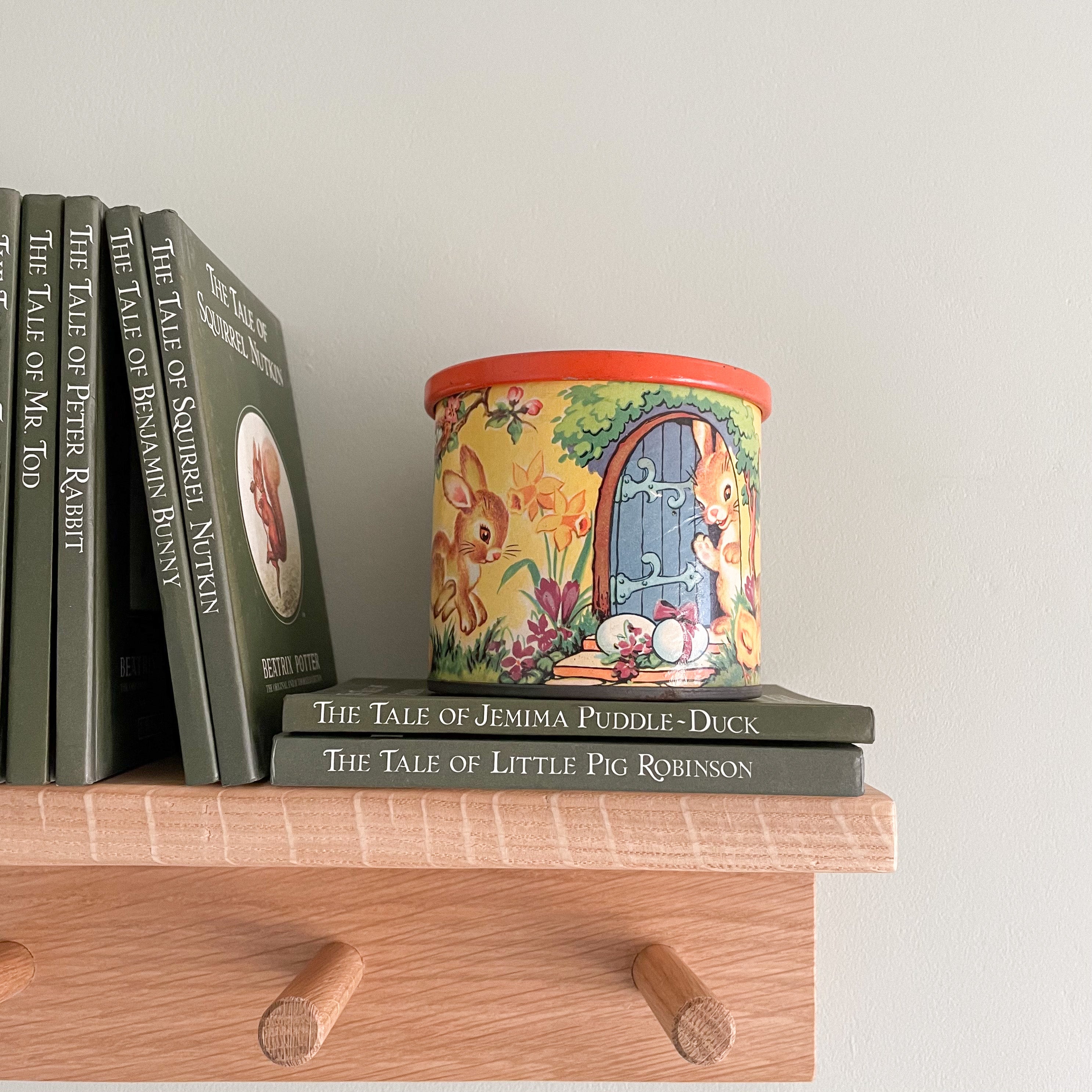 Vintage 1950s Easter Bunny tin by Bluebird Toffee - Moppet