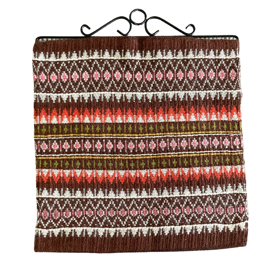 Vintage Swedish twist stitch hand-woven tapestry, in Flemish style - Moppet