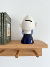 Load image into Gallery viewer, Vintage ceramic Delft Dutch girl piggy bank or money box, blue and white - Moppet
