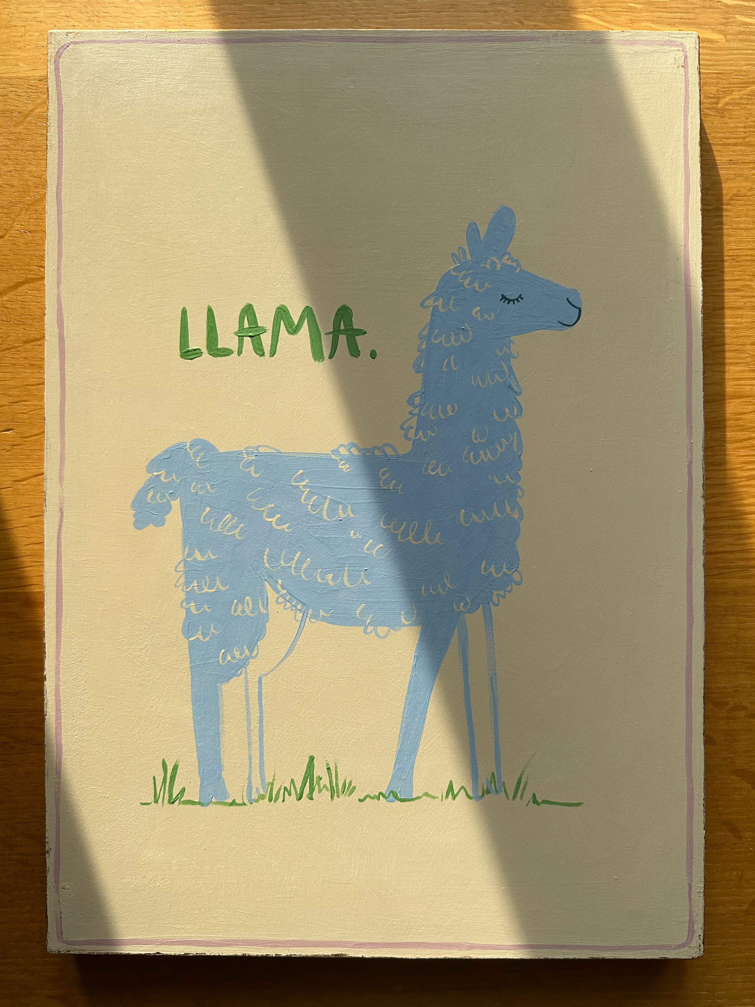 ‘Llama’, Gabriella Moxey X Moppet Mini Curators Collection, 2024 (as seen on TV’s ‘Portrait Artist of the Year 2024’) - Moppet