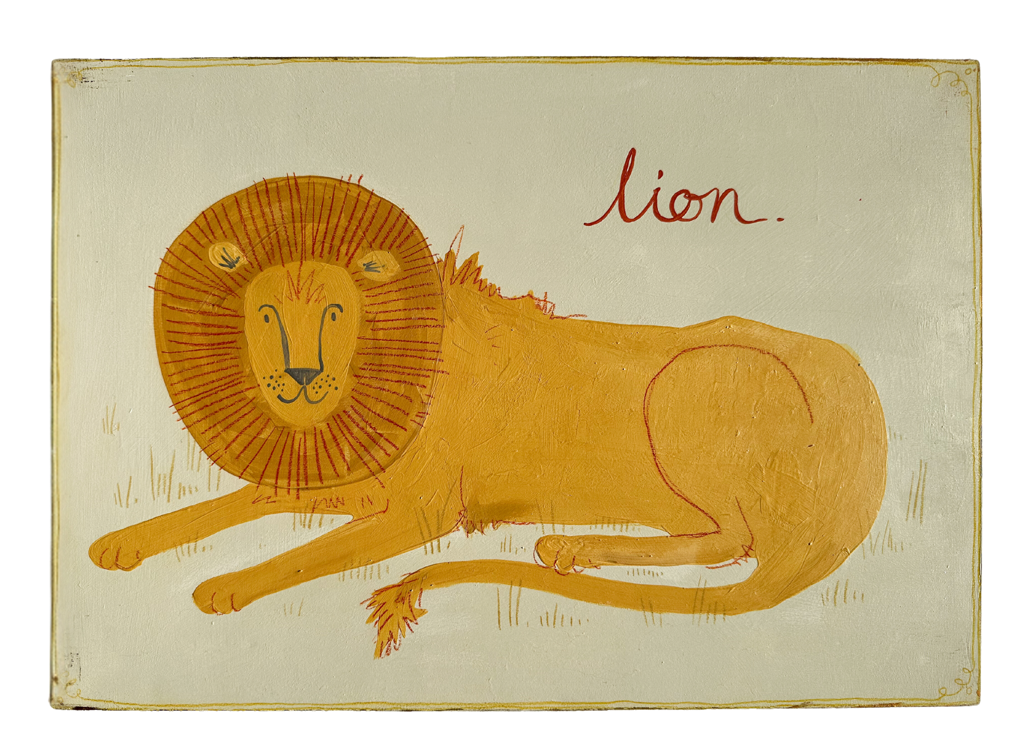 ‘Lion’, Gabriella Moxey X Moppet Mini Curators Collection, 2024 (as seen on TV’s ‘Portrait Artist of the Year 2024’) - Moppet
