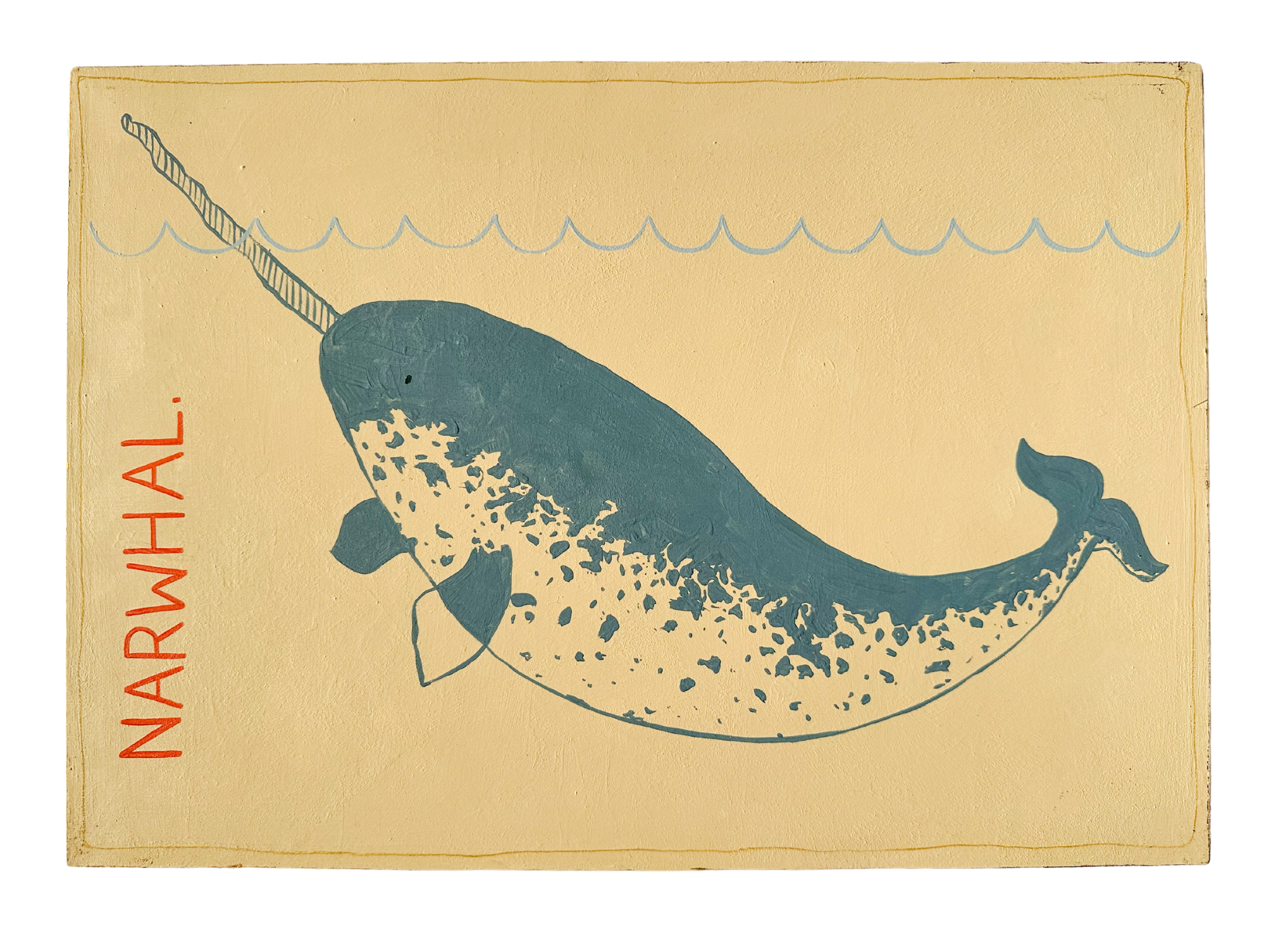 ‘Narwhal’, Gabriella Moxey X Moppet Mini Curators Collection, 2024 (as seen on TV’s ‘Portrait Artist of the Year 2024’) - Moppet