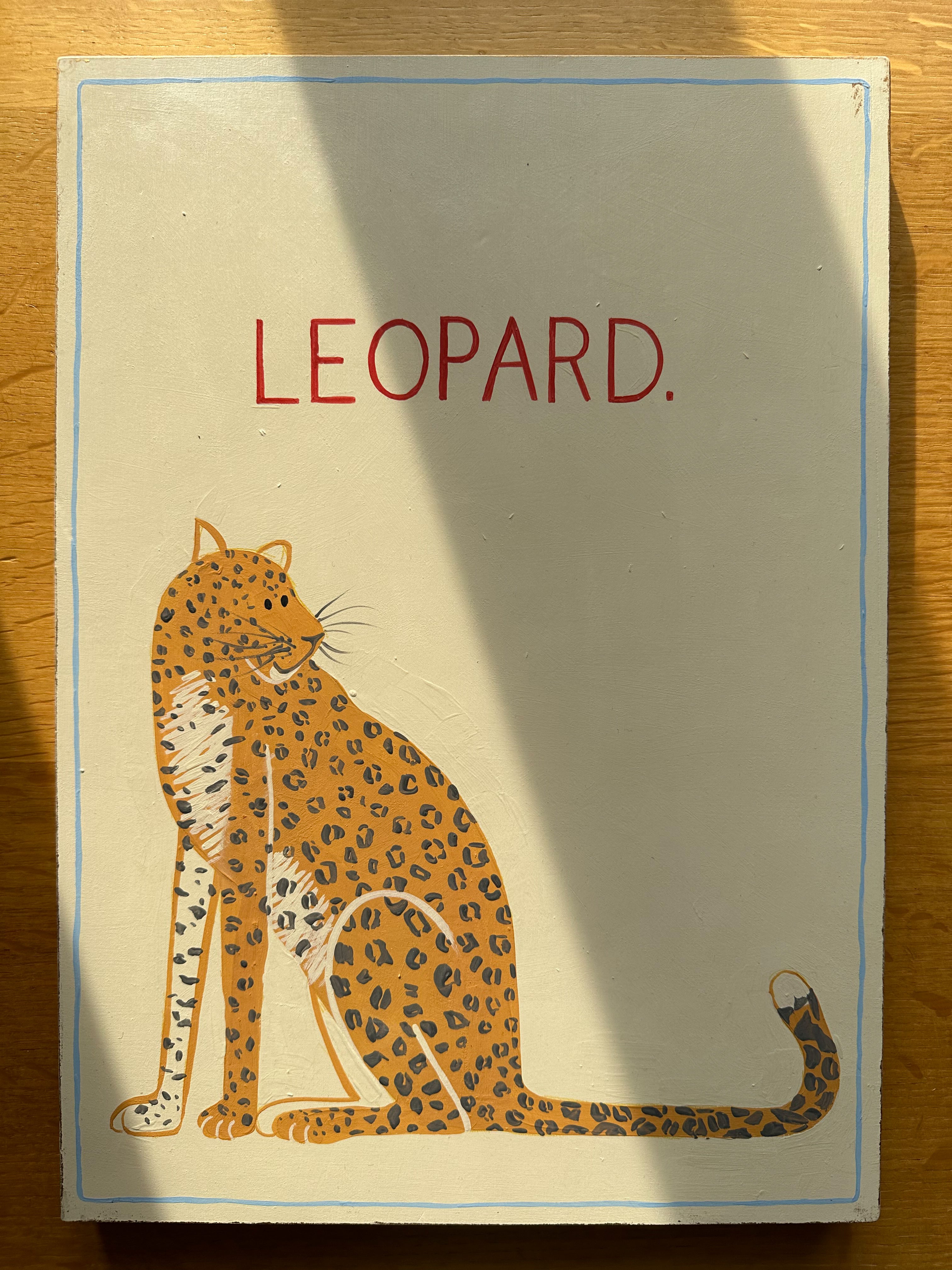 ‘Leopard’, Gabriella Moxey X Moppet Mini Curators Collection, 2024 (as seen on TV’s ‘Portrait Artist of the Year 2024’) - Moppet
