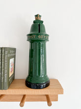 Load image into Gallery viewer, Vintage ceramic Victorian green post box money box, by Dartmouth Pottery, England - Moppet
