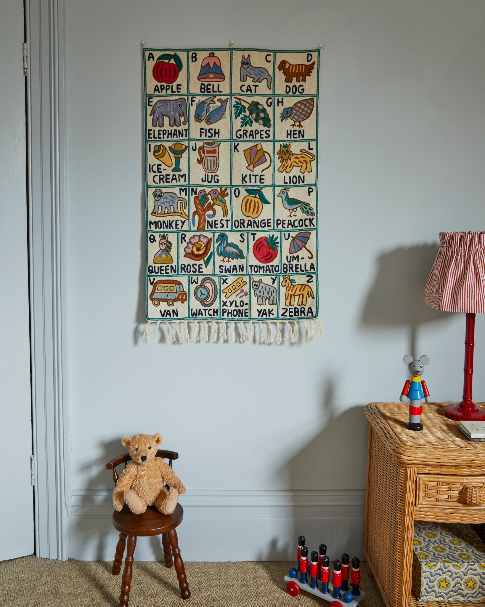 Alphabet tapestry, Nambla