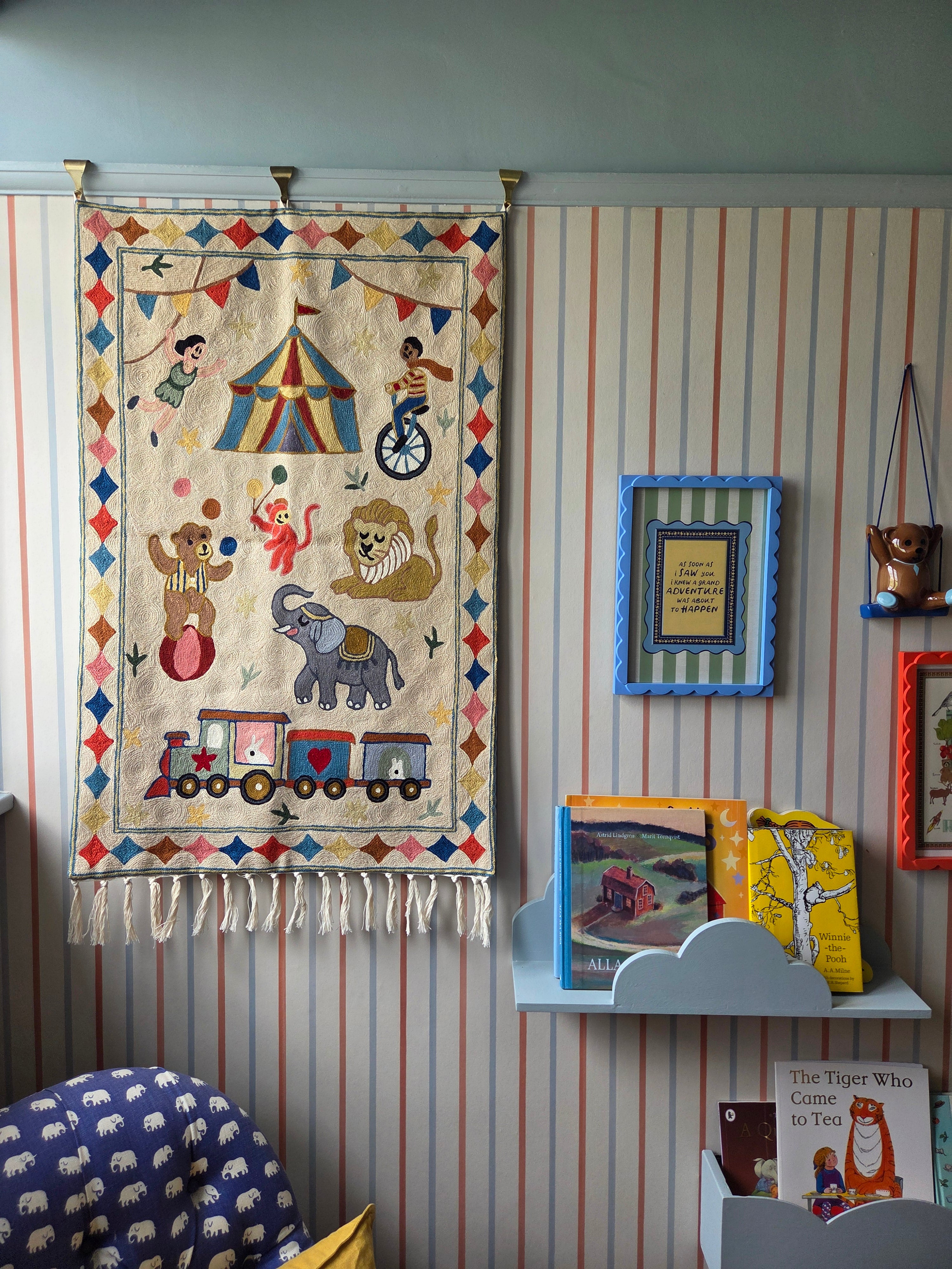 Handmade Circus wall hanging tapestry | Anchar