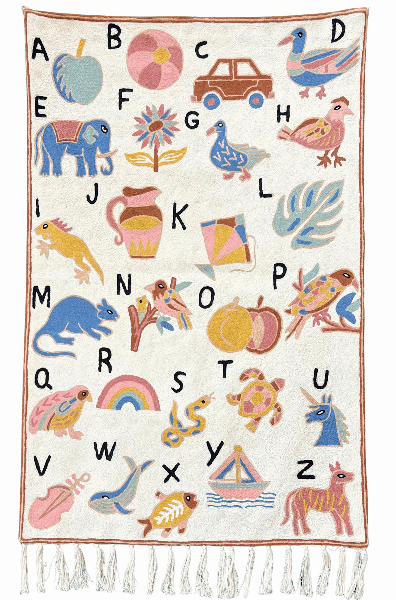 Alphabet tapestry II, Aru