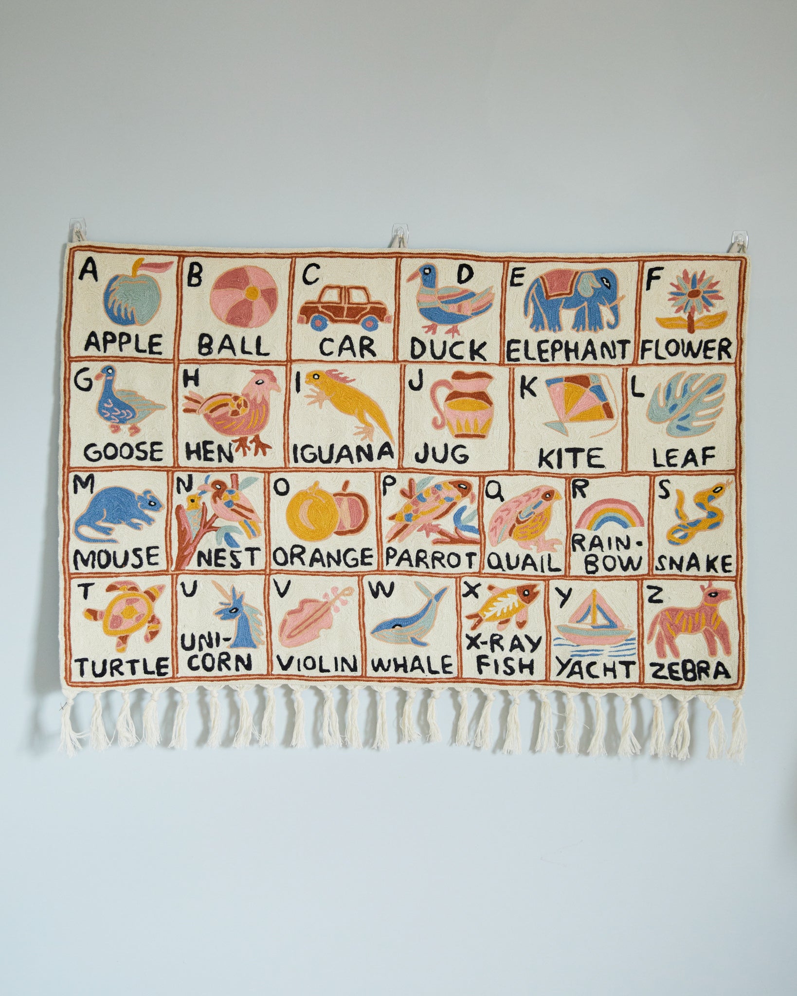 Alphabet tapestry, Aru (landscape)