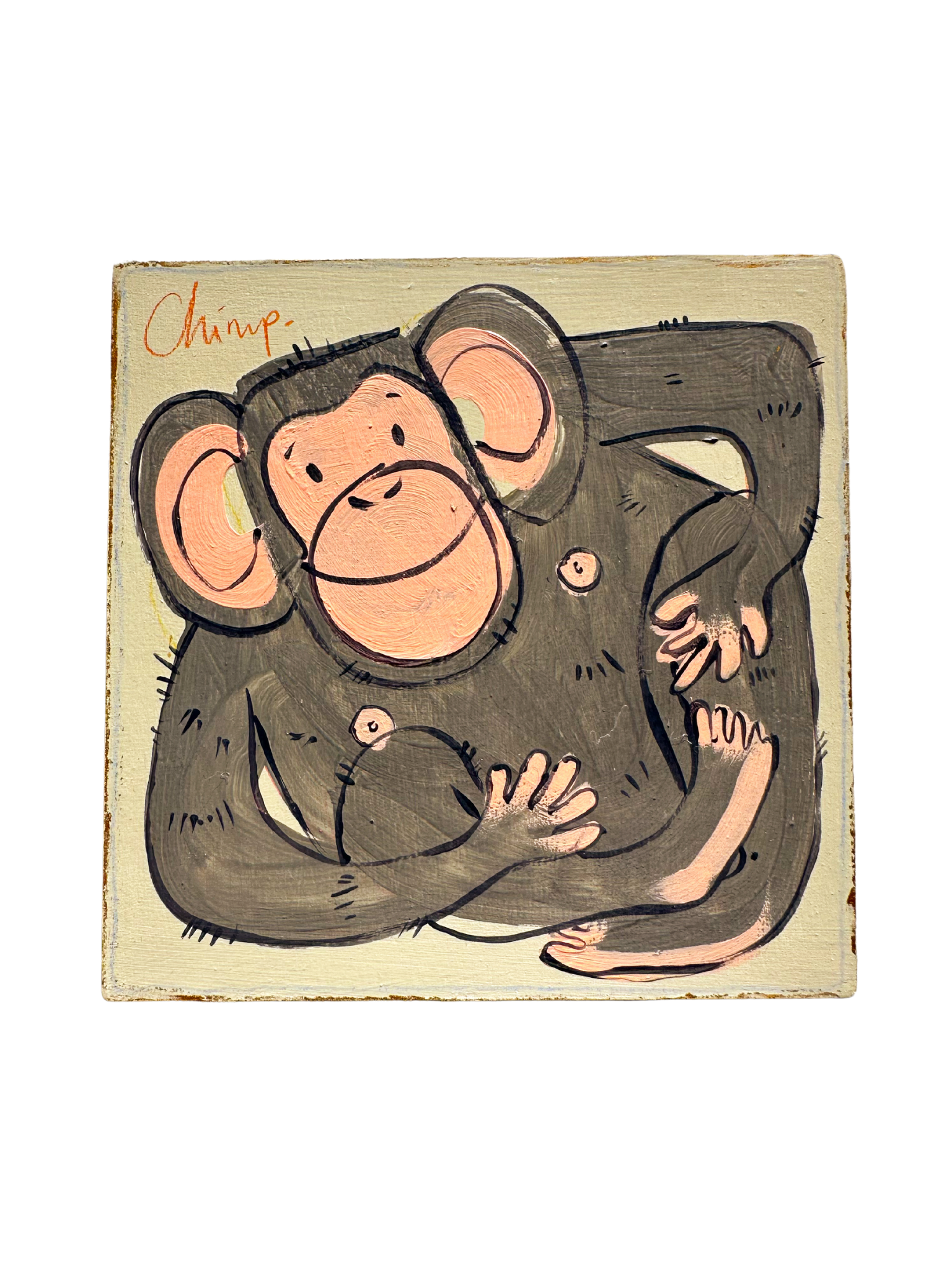 ‘Chimp’, Gabriella Moxey X Moppet Mini Curators Collection, 2024 (as seen on TV’s ‘Portrait Artist of the Year 2024’) - Moppet