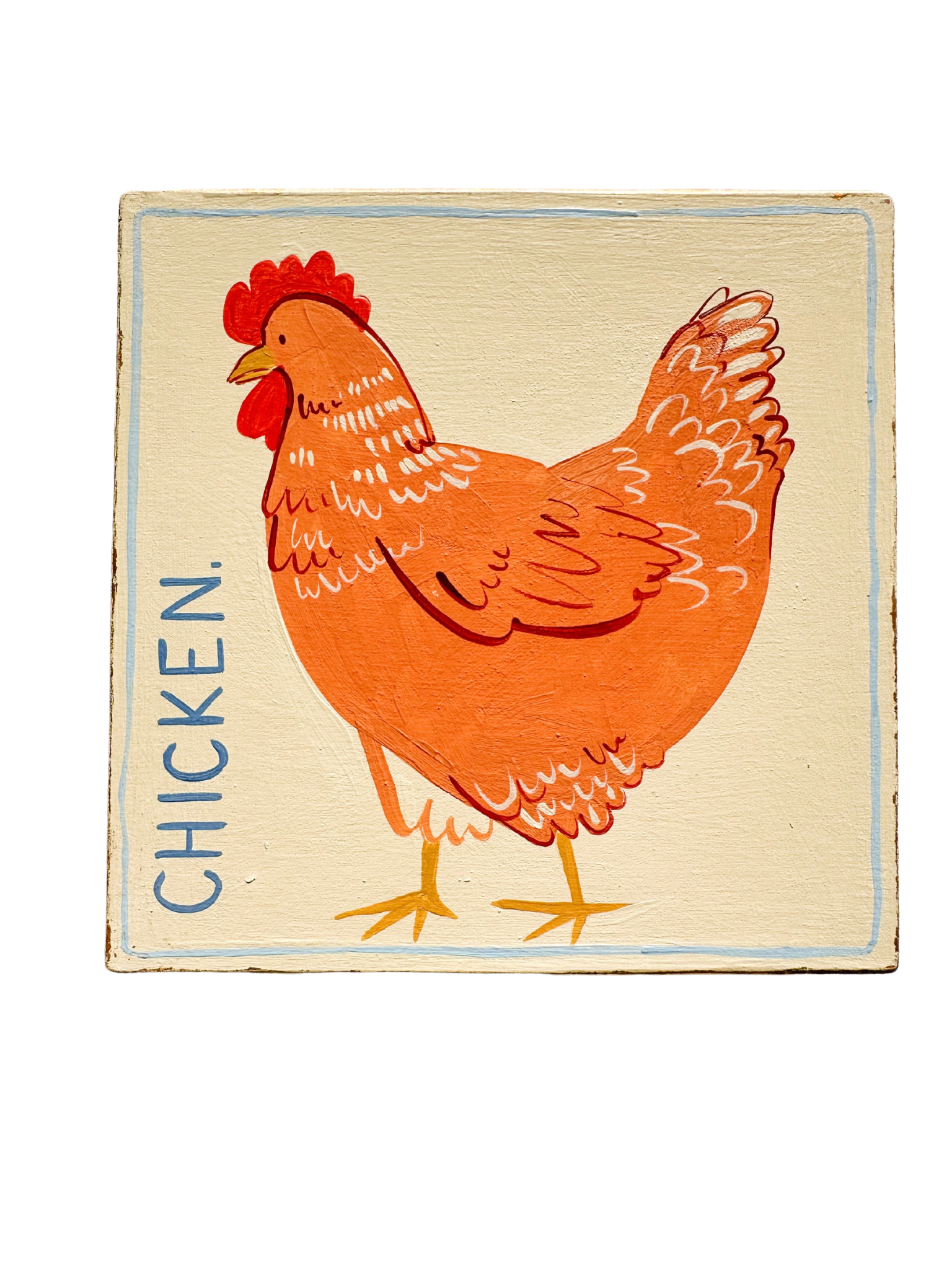 ‘Chicken’, Gabriella Moxey X Moppet Mini Curators Collection, 2024 (as seen on TV’s ‘Portrait Artist of the Year 2024’) - Moppet