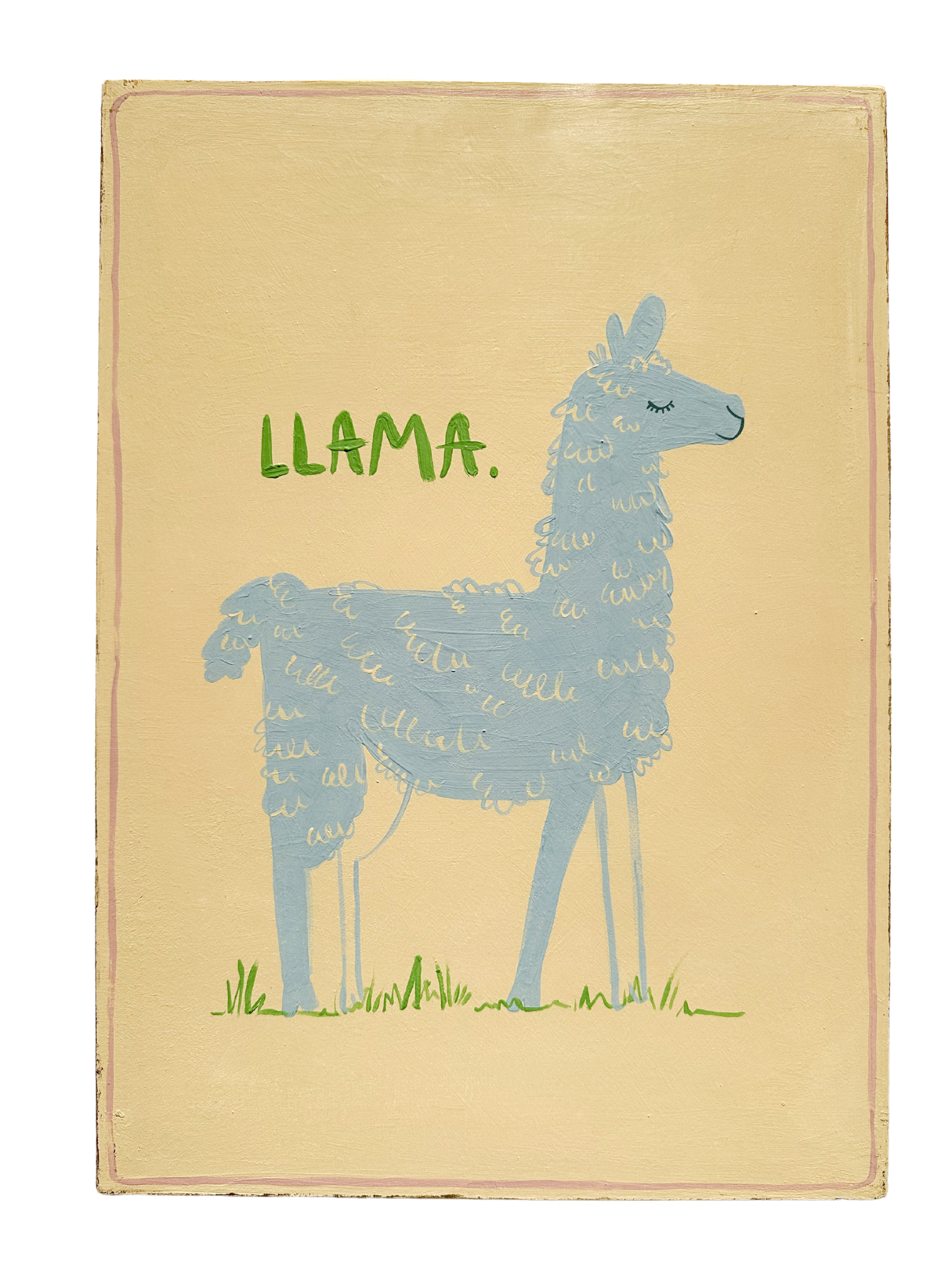 ‘Llama’, Gabriella Moxey X Moppet Mini Curators Collection, 2024 (as seen on TV’s ‘Portrait Artist of the Year 2024’) - Moppet