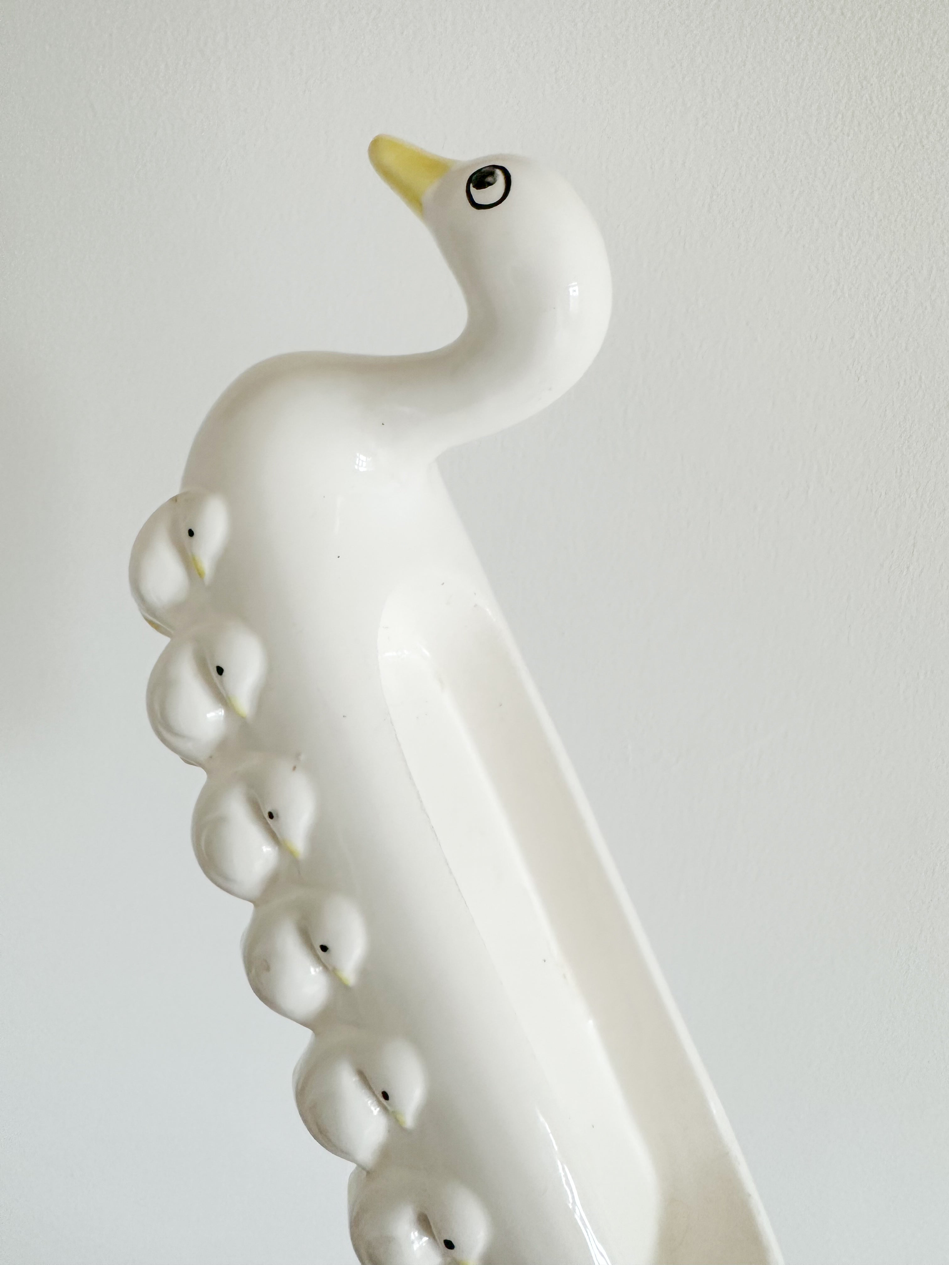 Vintage 1980s ceramic Easter ducks display dish, by Fitz & Floyd - Moppet