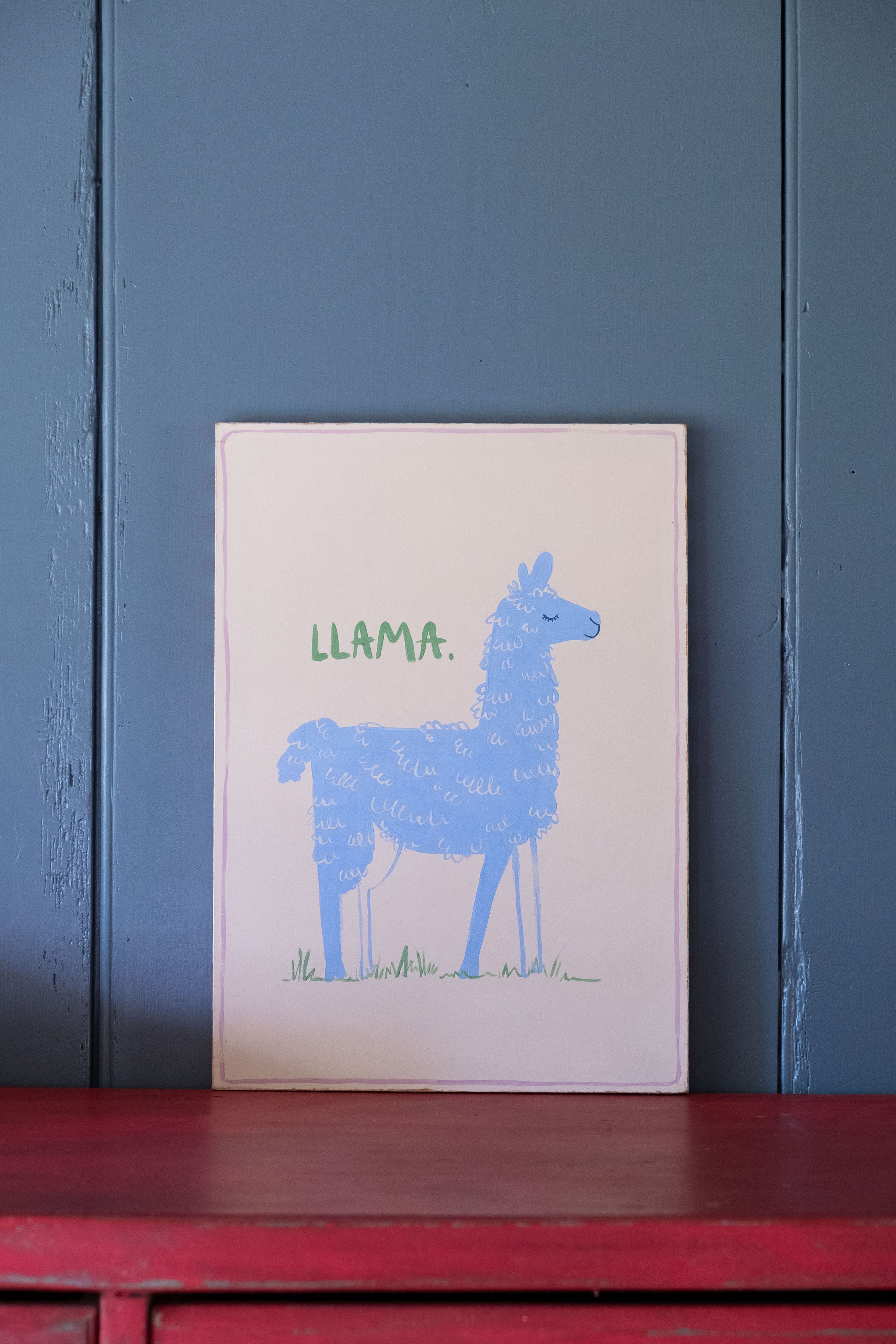 ‘Llama’, Gabriella Moxey X Moppet Mini Curators Collection, 2024 (as seen on TV’s ‘Portrait Artist of the Year 2024’) - Moppet