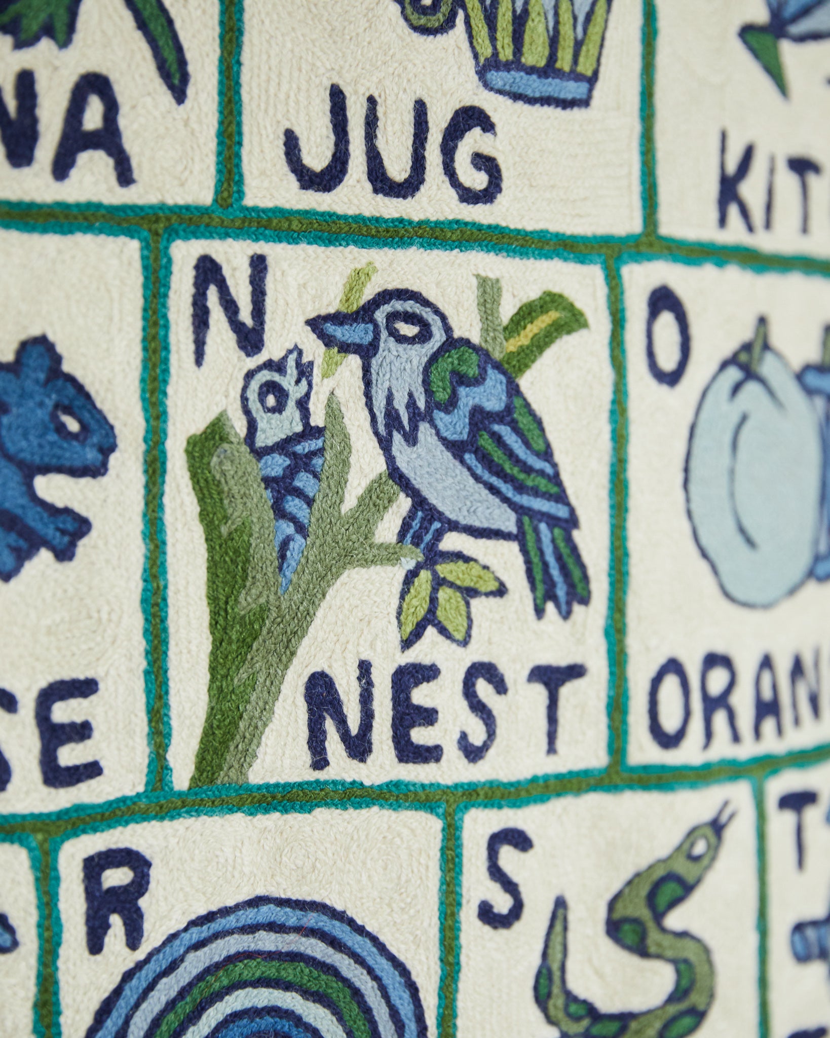 Alphabet tapestry, Machoi