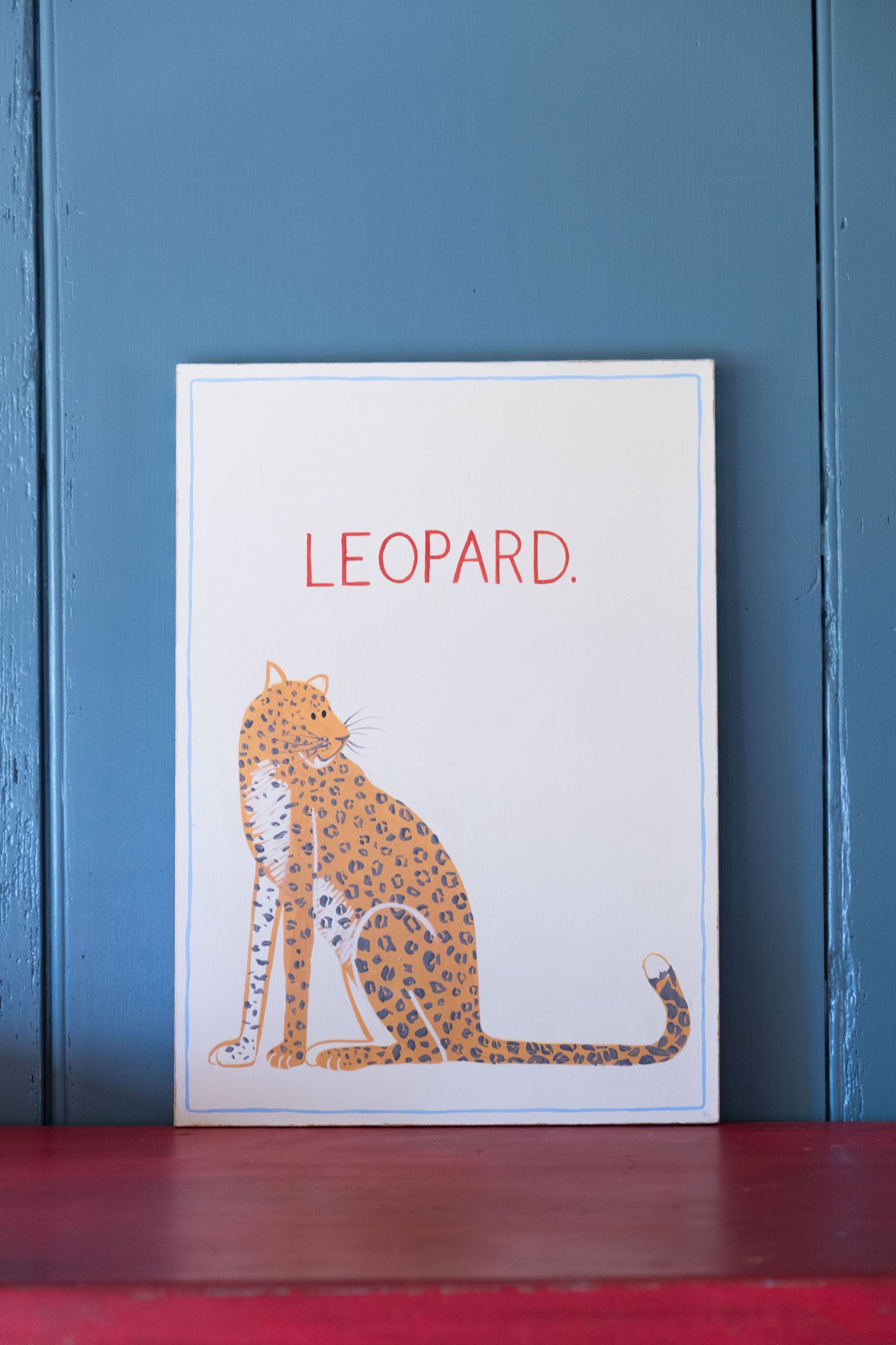 ‘Leopard’, Gabriella Moxey X Moppet Mini Curators Collection, 2024 (as seen on TV’s ‘Portrait Artist of the Year 2024’) - Moppet