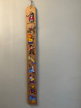 Load image into Gallery viewer, Vintage 1980s wooden German circus themed measuring stick or height chart, by Mertens Kunst - Moppet
