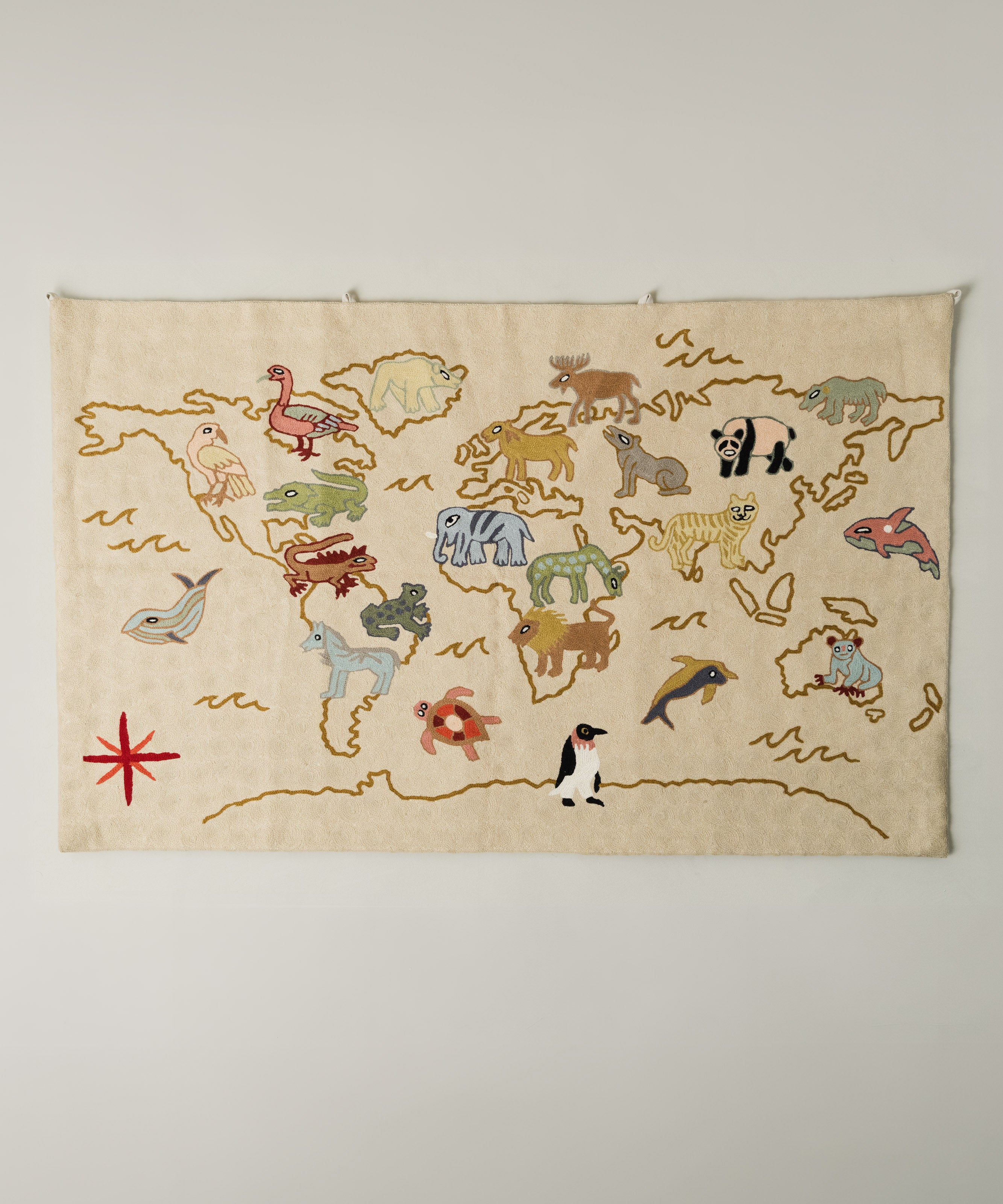 World Map tapestry, Suru
