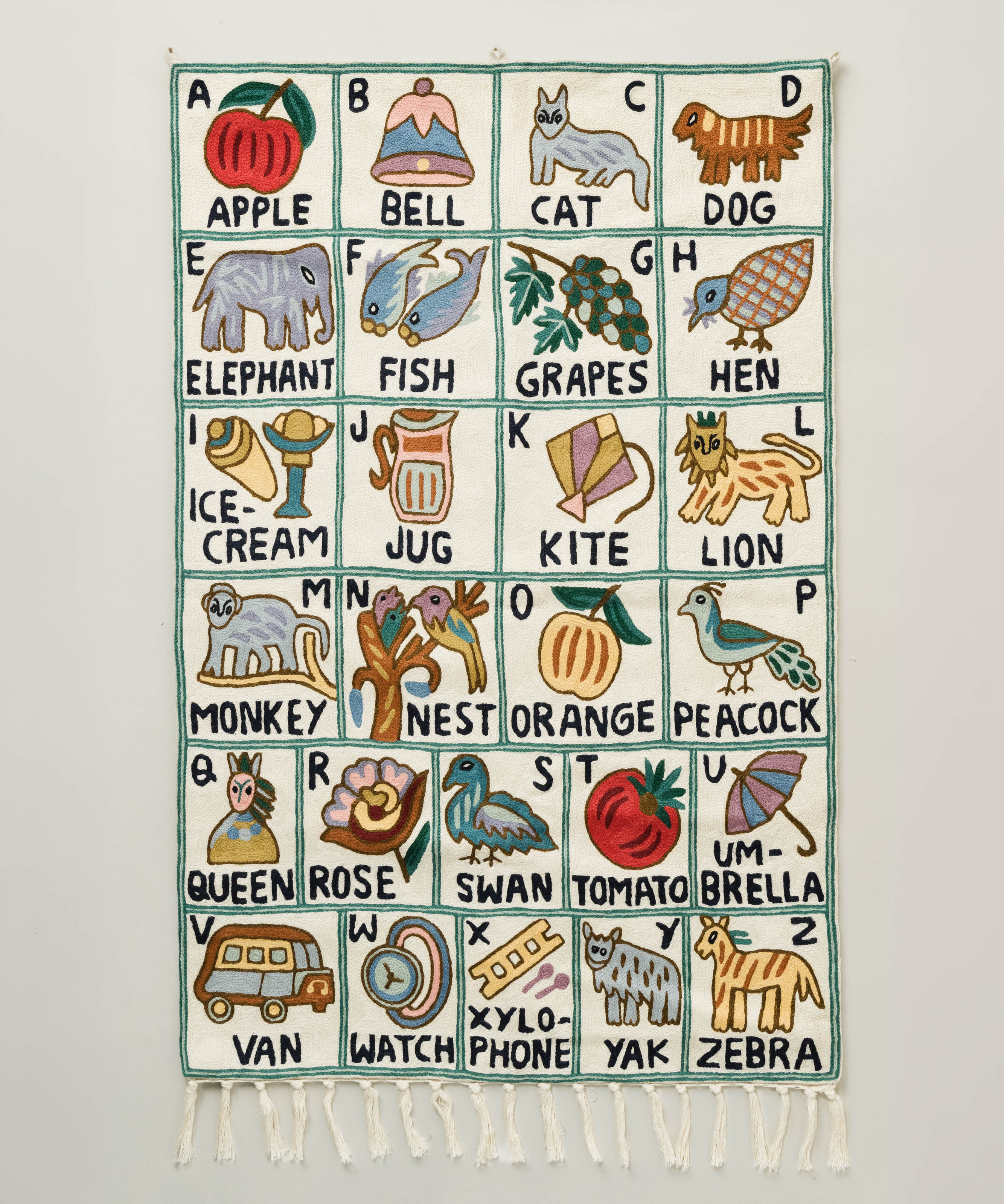 Alphabet tapestry, Nambla