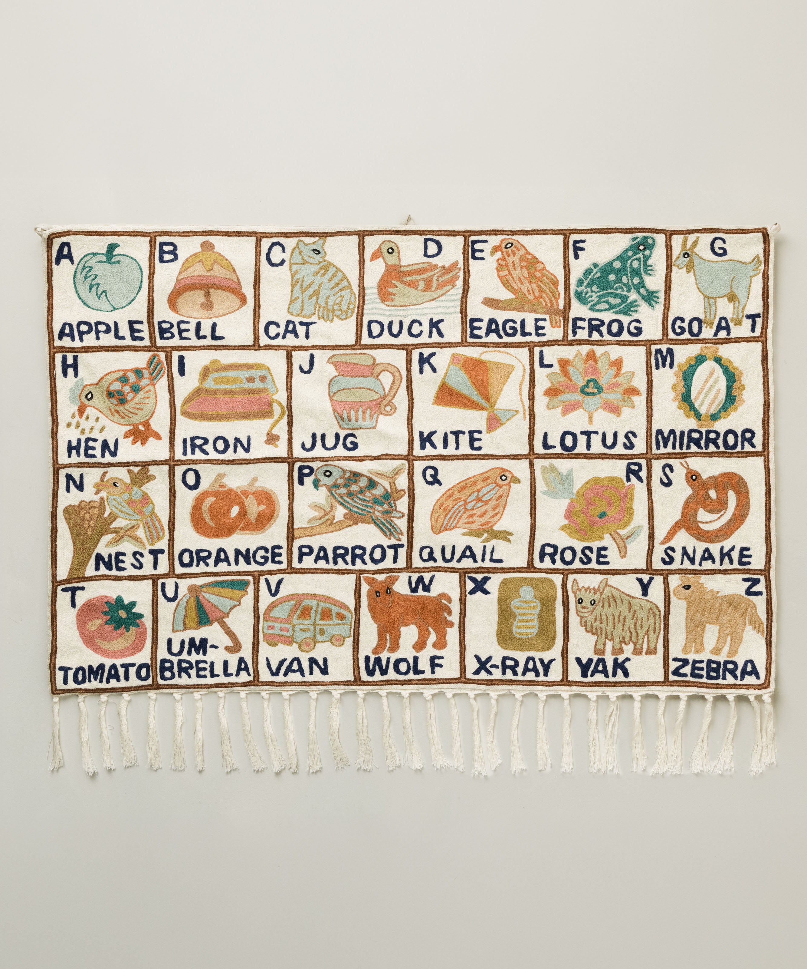 Alphabet tapestry, Tarsar