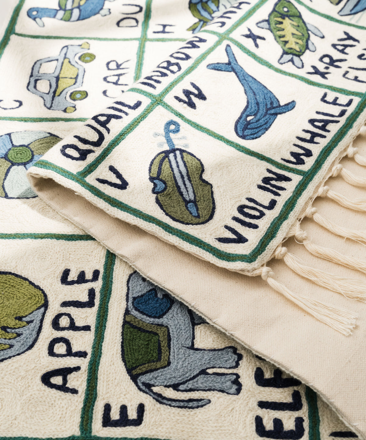 Alphabet tapestry, Machoi