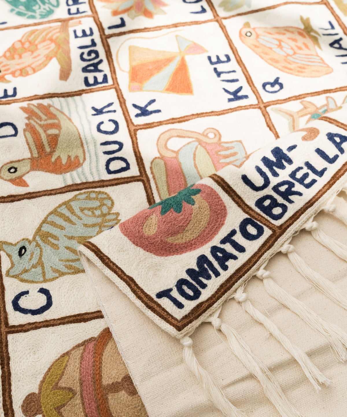 Alphabet tapestry, Tarsar